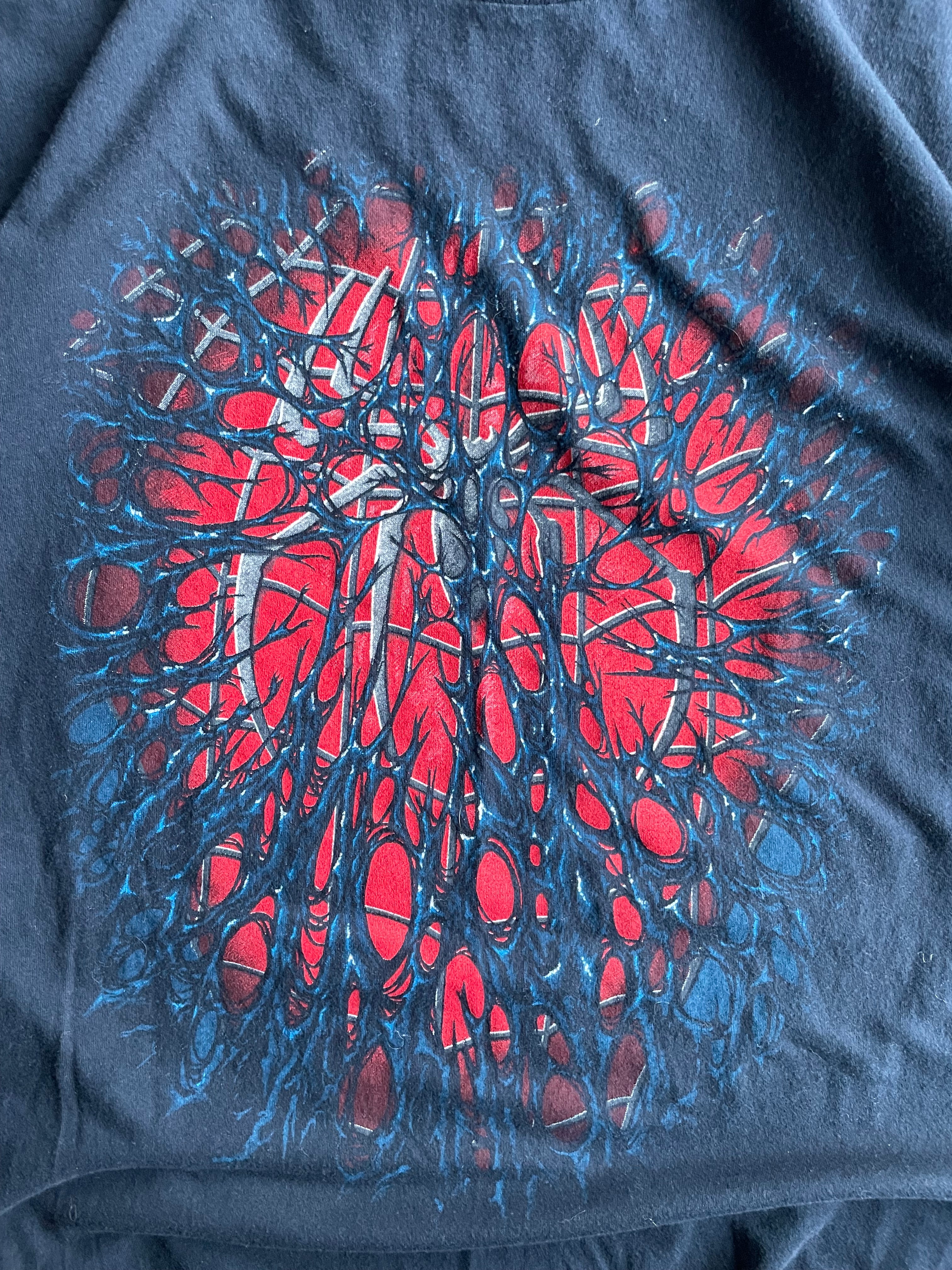 Y2k Spiderman Venom Navy Tee Shirt - XL