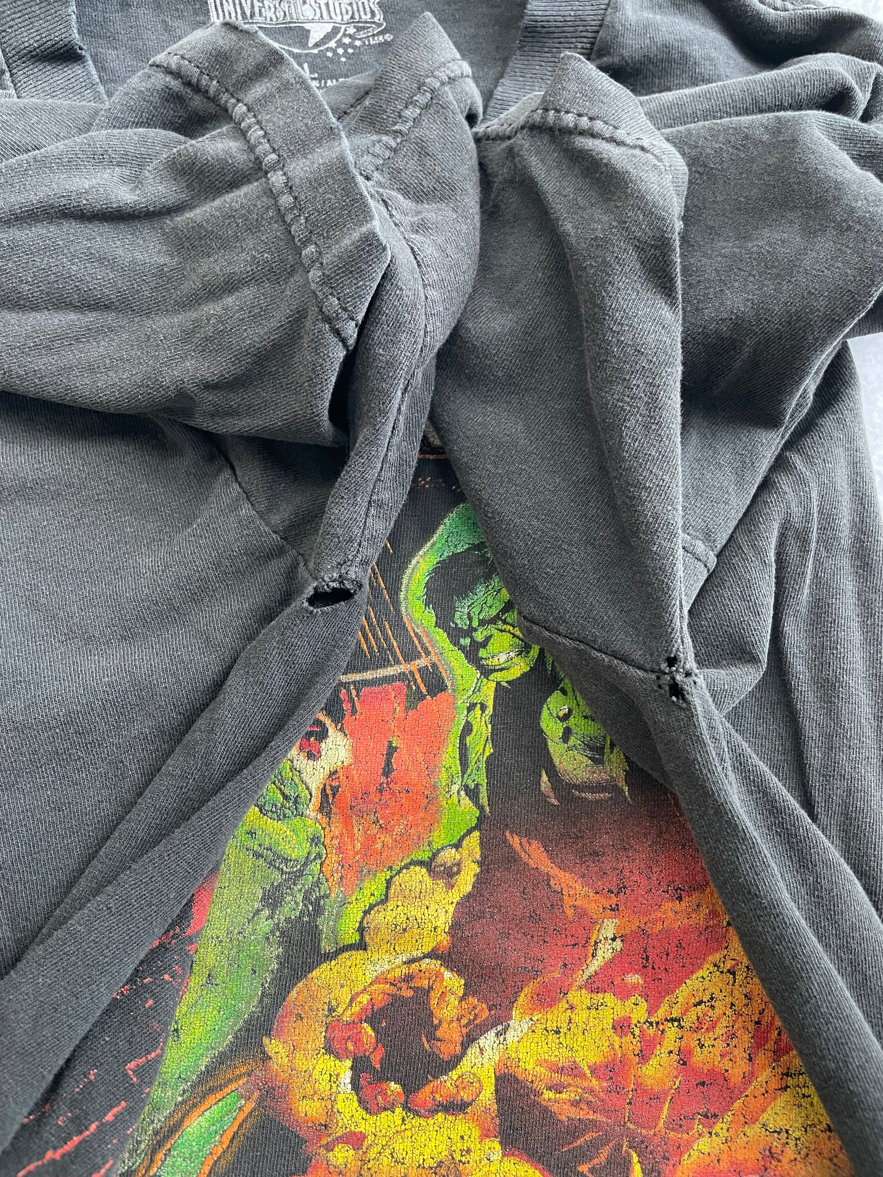 Vintage Universal Studios Spider Man Hulk Mummy Tee Shirt Large