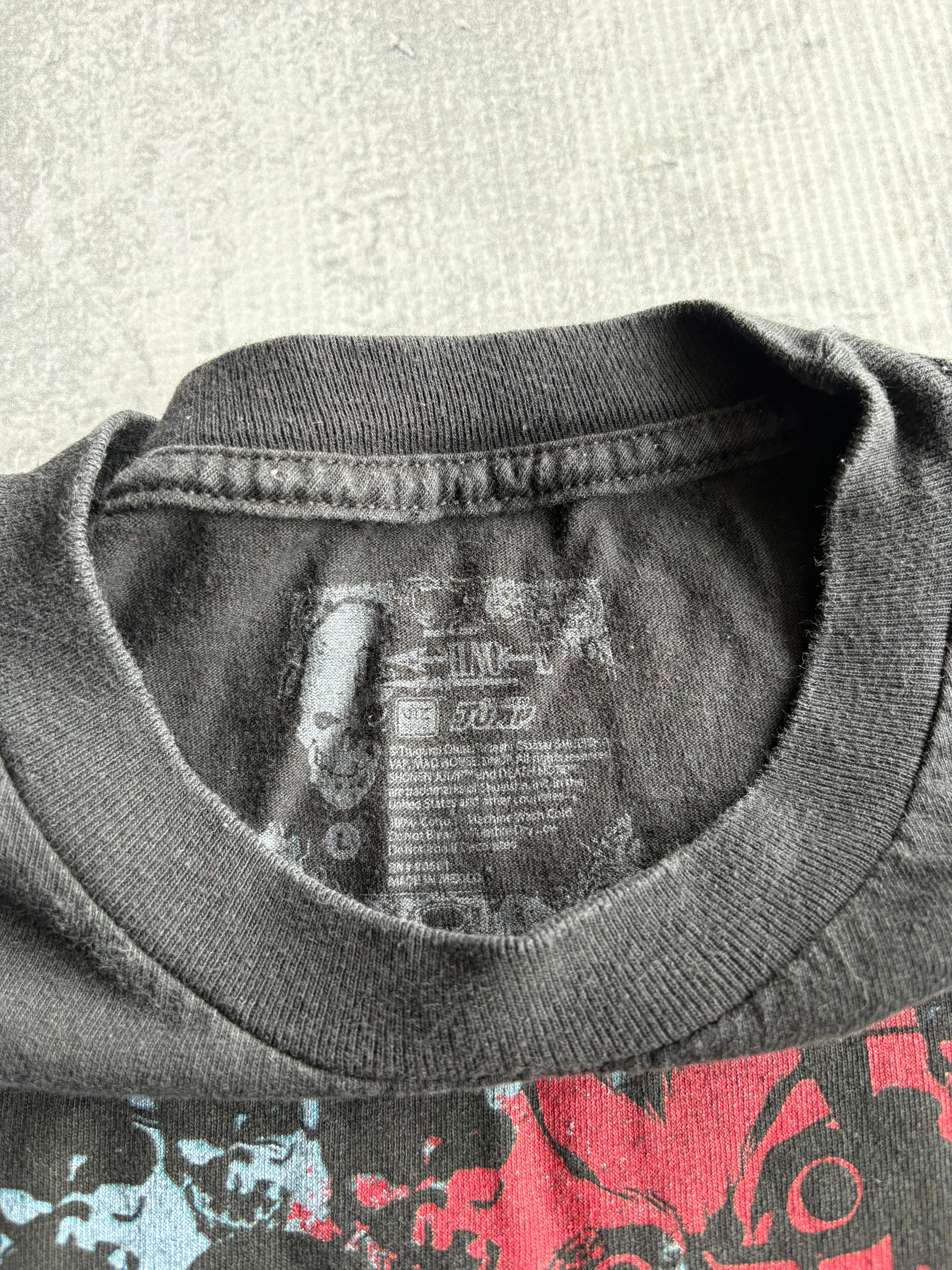 Vintage 2000s Death Note Anime Movie Black Tee Shirt - L