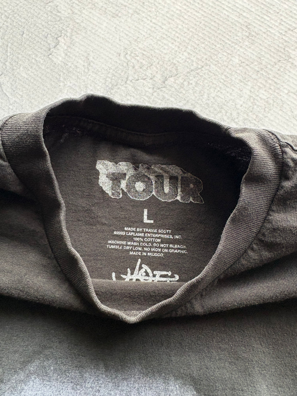 Travis Scott Cactus Jack Utopia Tour I Know Tee - L