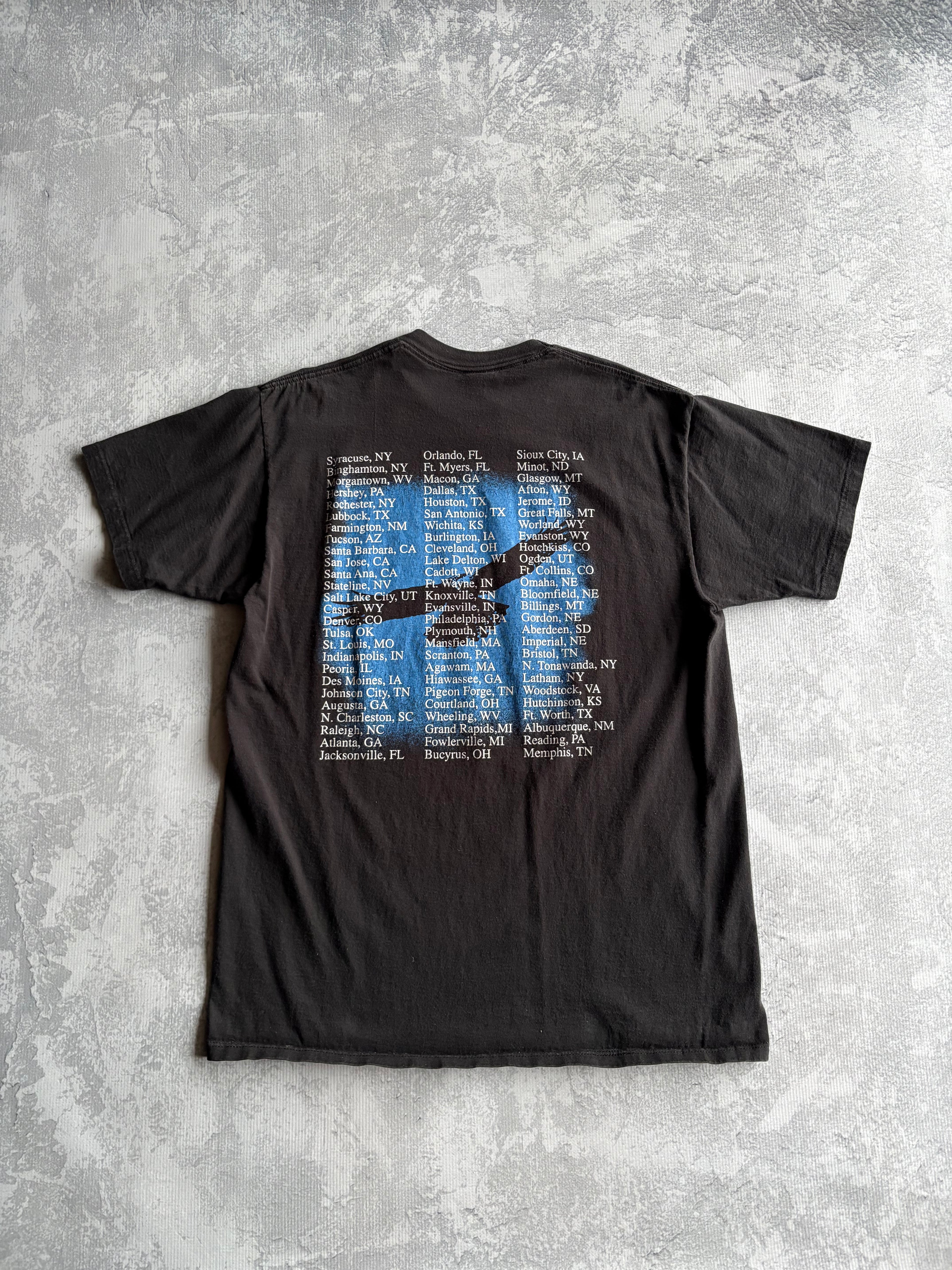 Vintage 1995 BlackHawk Tour Country Rock Band Tee Shirt - XL