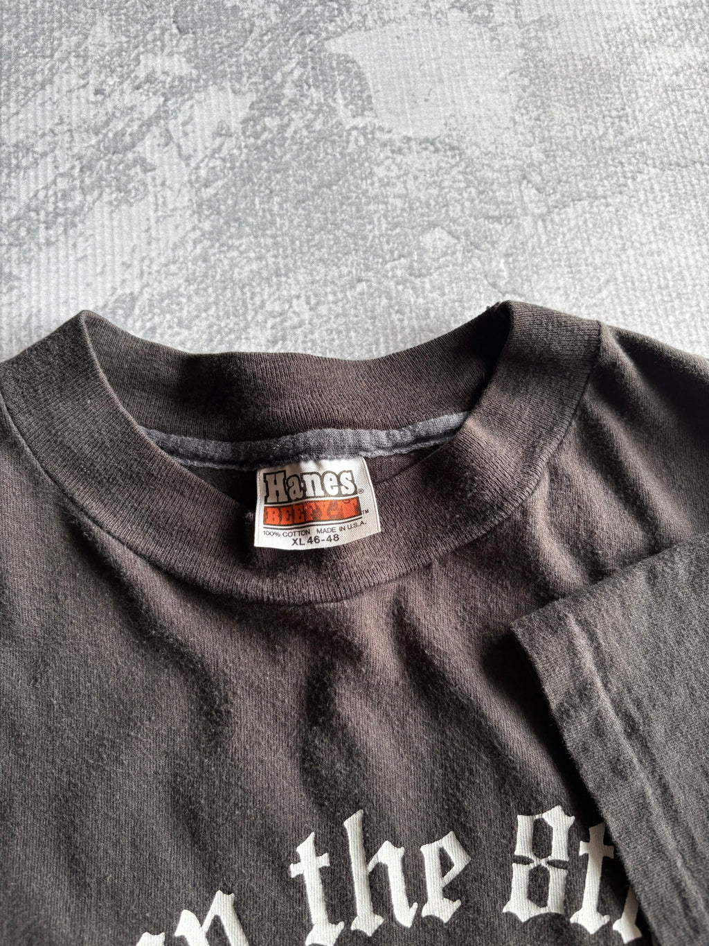 Vintage 1980s On the 8th Day God Created Harly Davidson Tee Shirt - XL