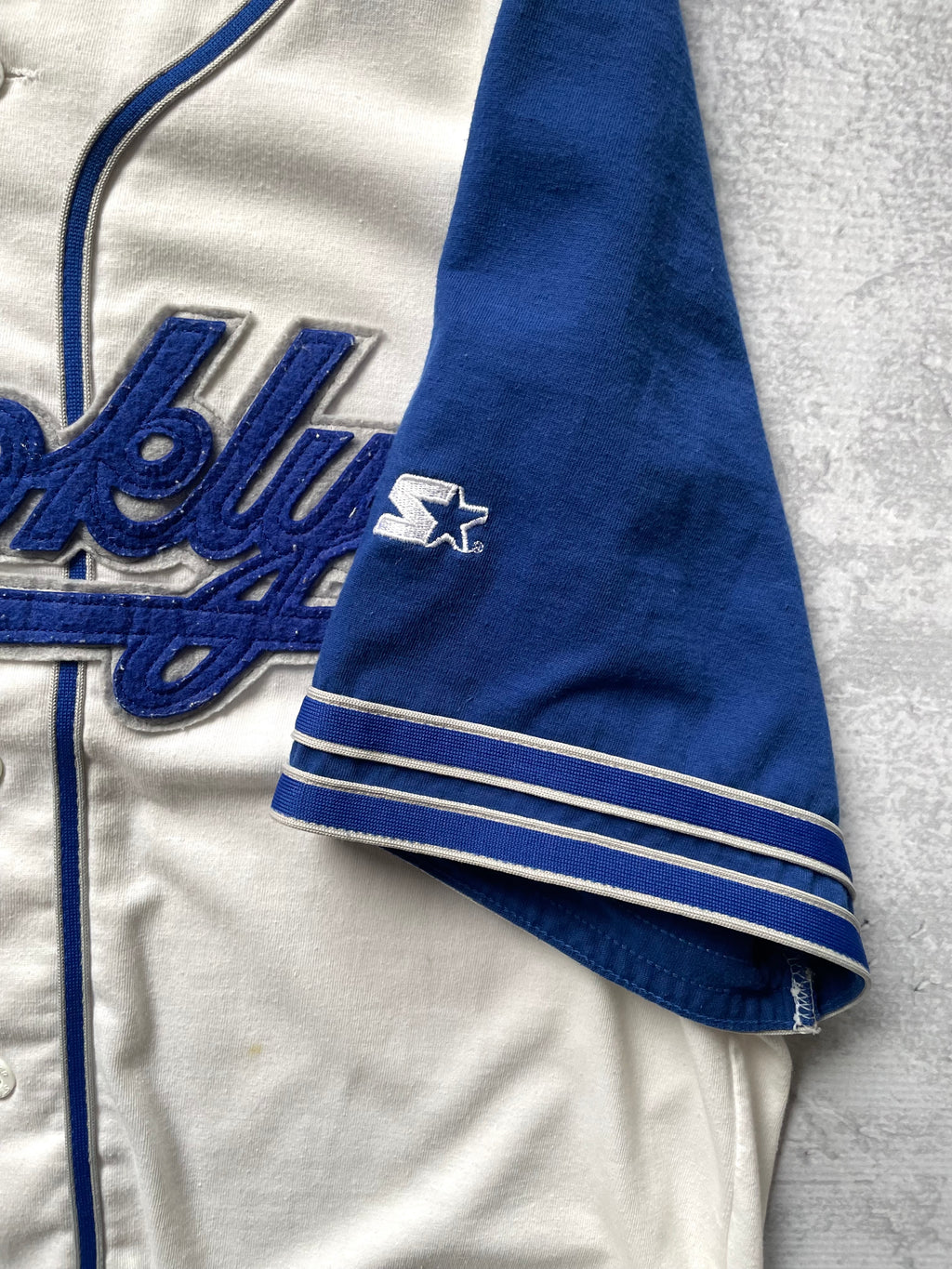 Vintage Starter Brooklyn Dodgers Baseball Jersey- Large