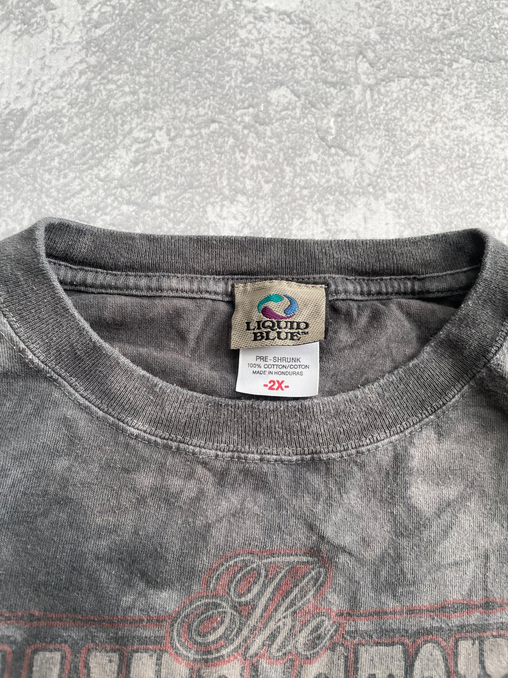 Vintage 2000s Rolling Stones Beggars Banquet Tie Dye Liquid Blue Tee Shirt - 2XL