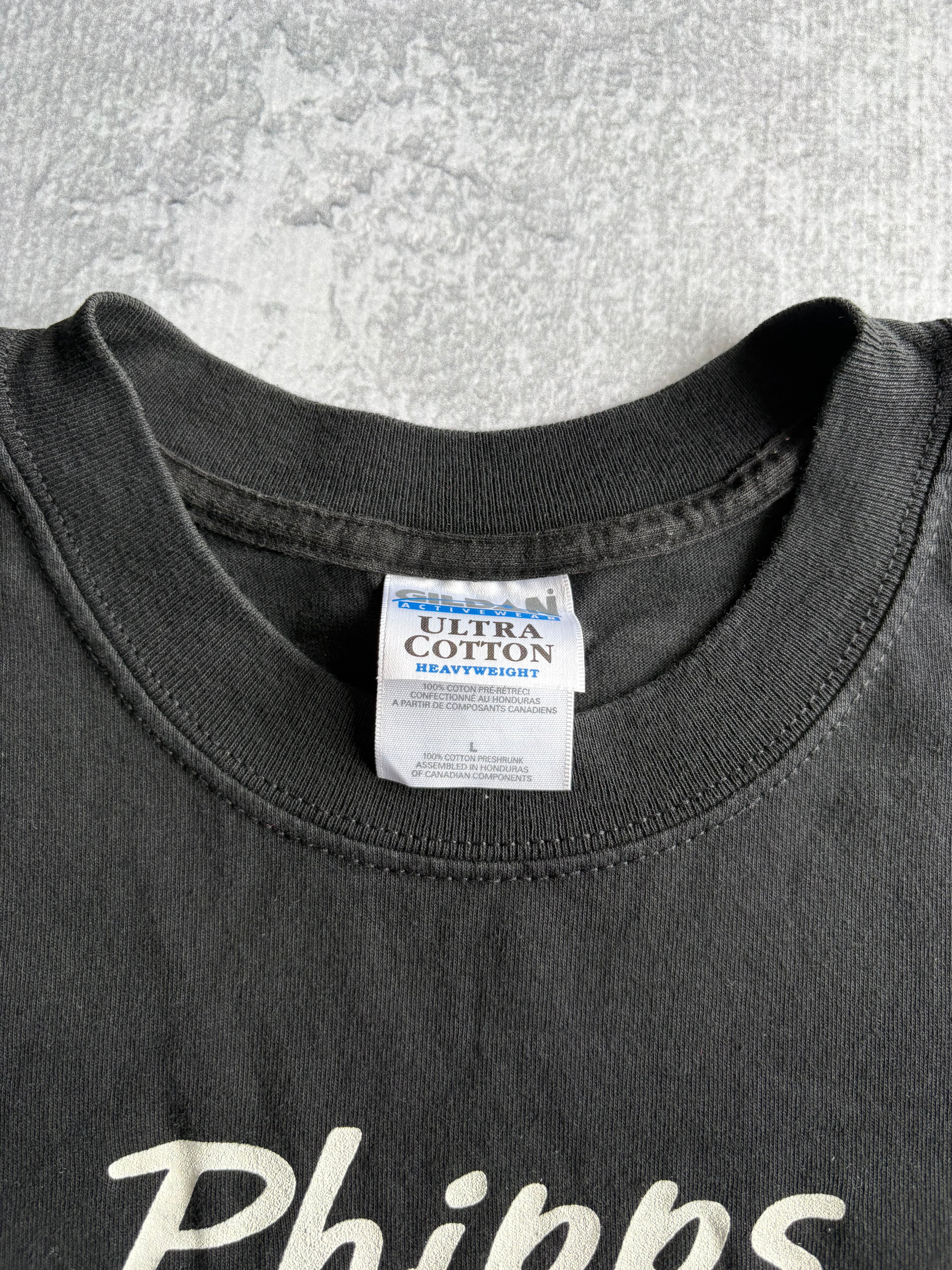 Vintage Topless Girl Phepps Tavern Black Tee Shirt - L