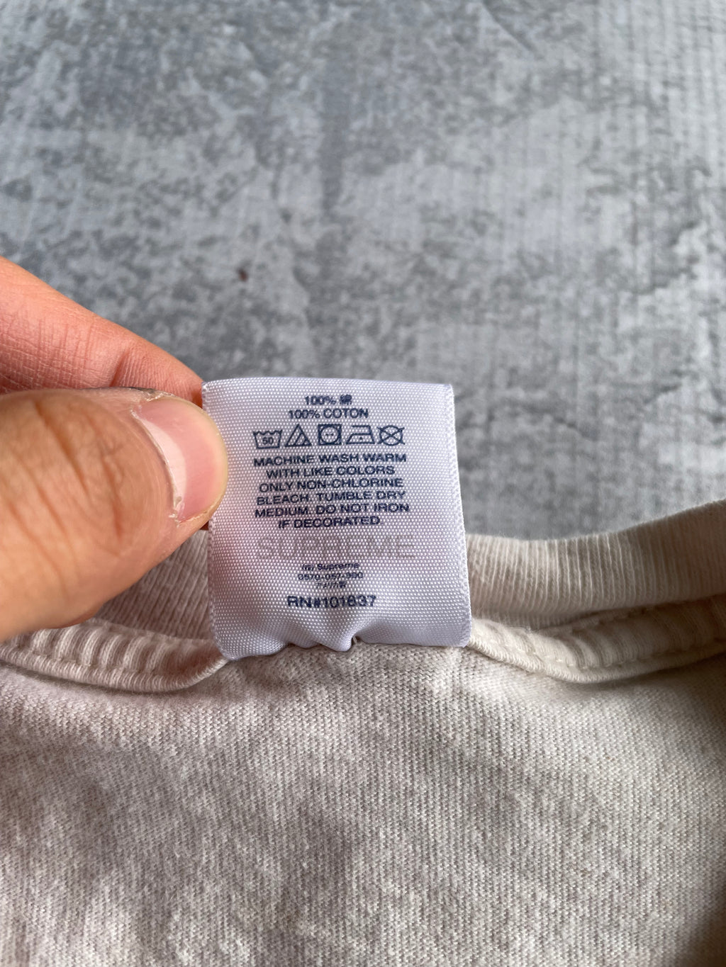 2021 Supreme Water Pistol Natural Tee Shirt - L
