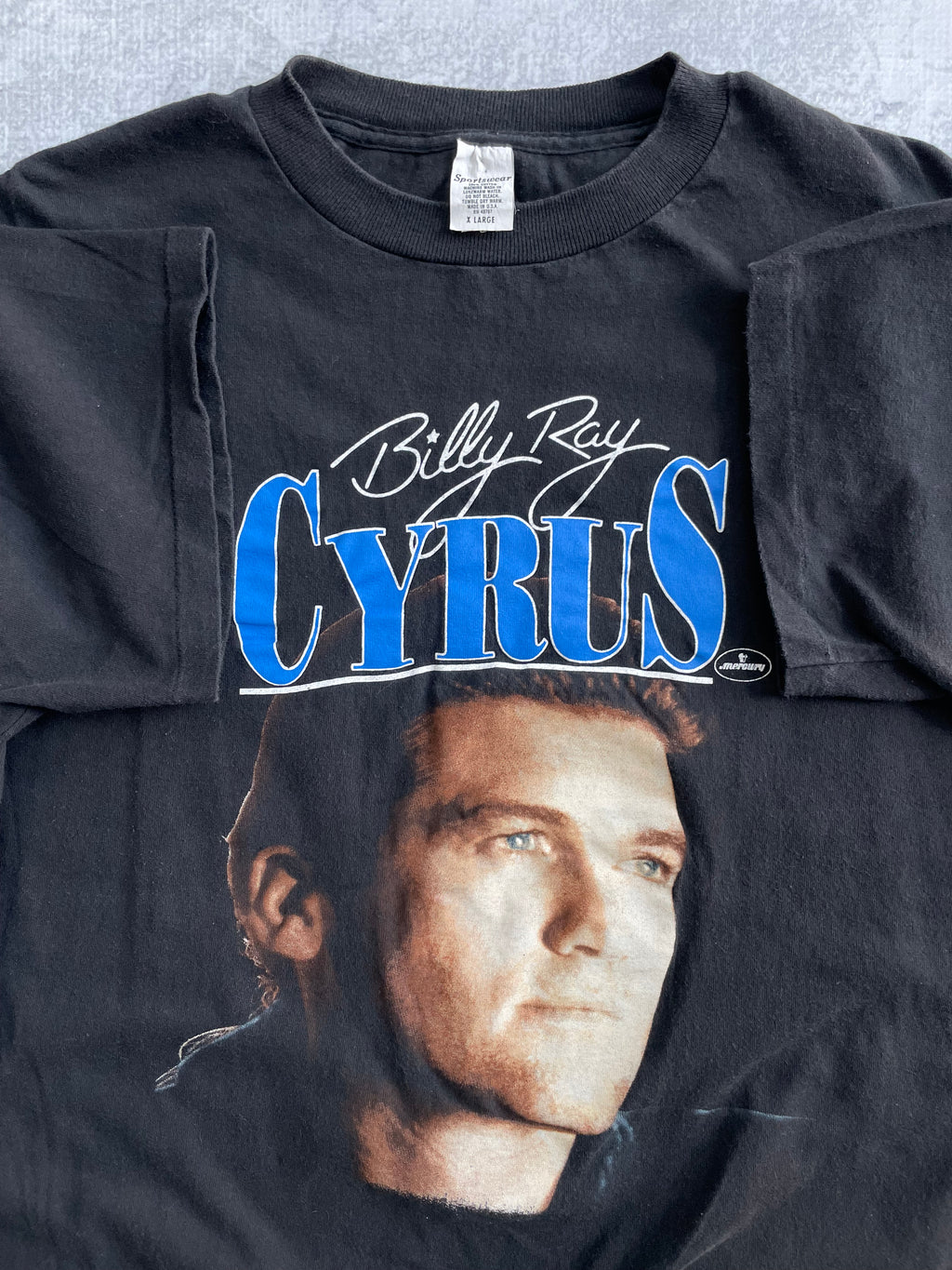 Vintage 90s Billy Ray Cyrus Country Band Tee Shirt - XL