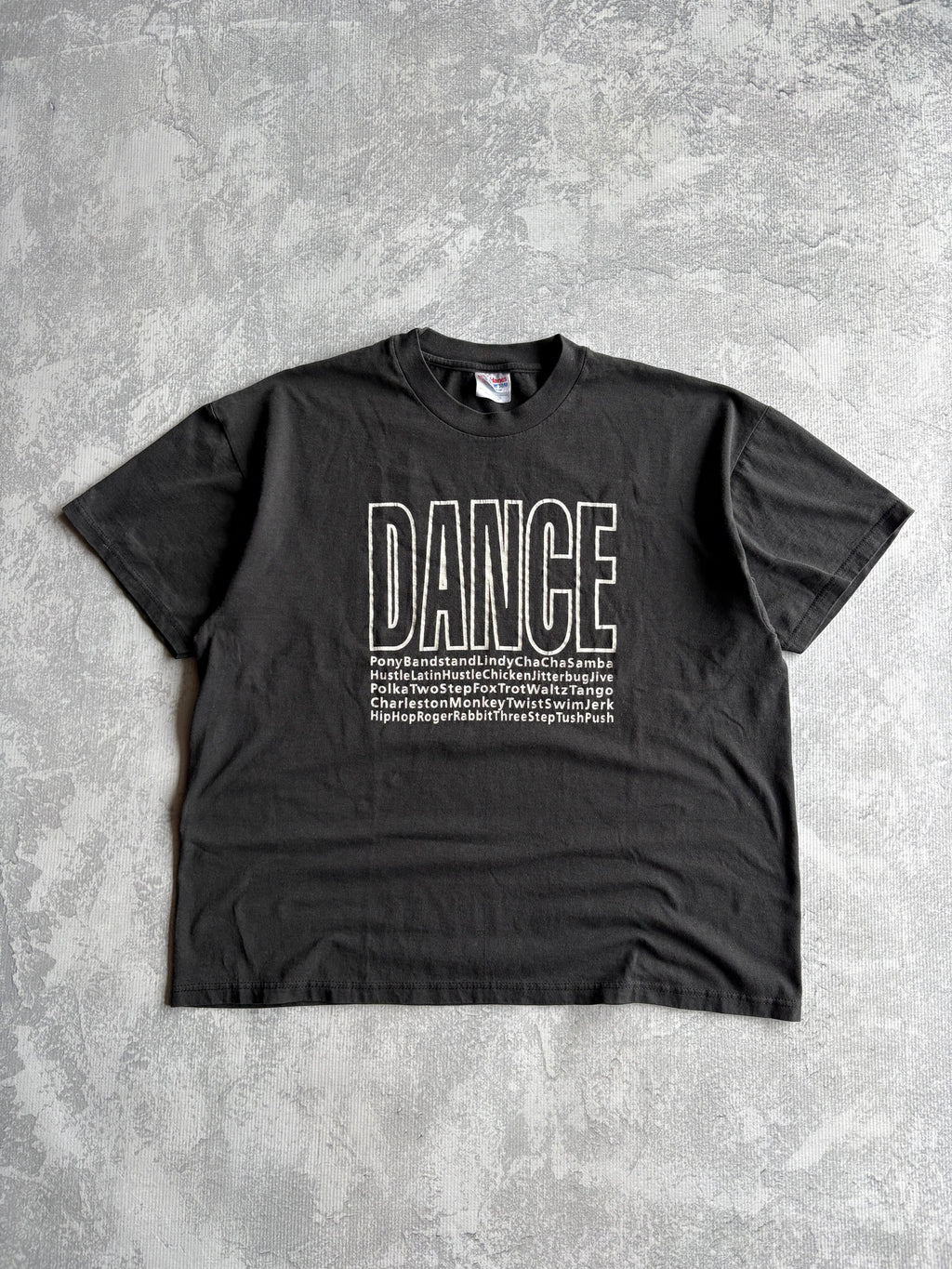 Vintage 90s World Dance Styles Single Stitch Tee Shirt - XL