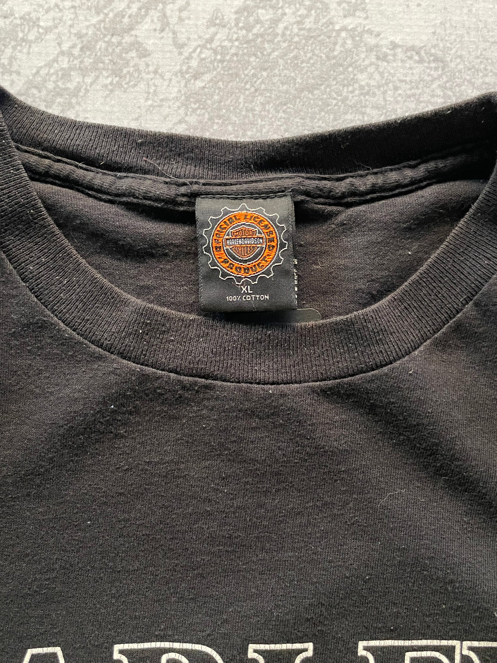 Vintage 1996 Harley Davidson Spell Out Tee Shirt - XL