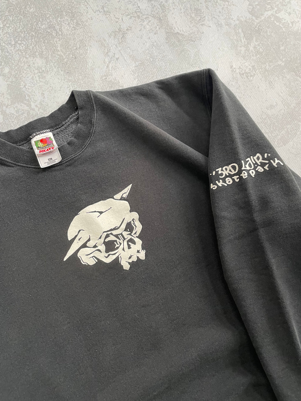 Vintage 3rd Lair Skate Skull Crewneck - XL