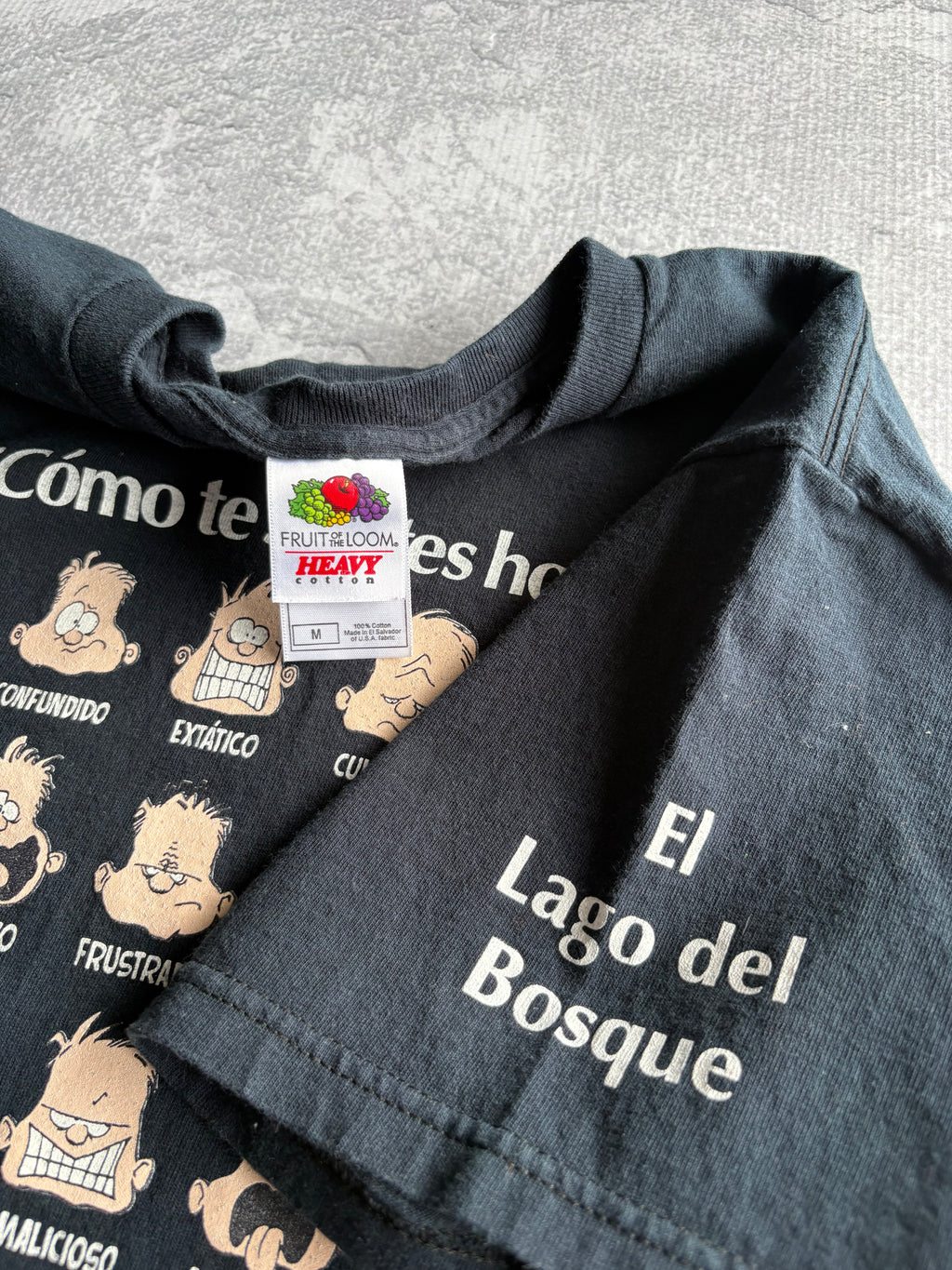 Vintage 2006 ‘Como Te Sientes’ Funny Black Tee Shirt - M