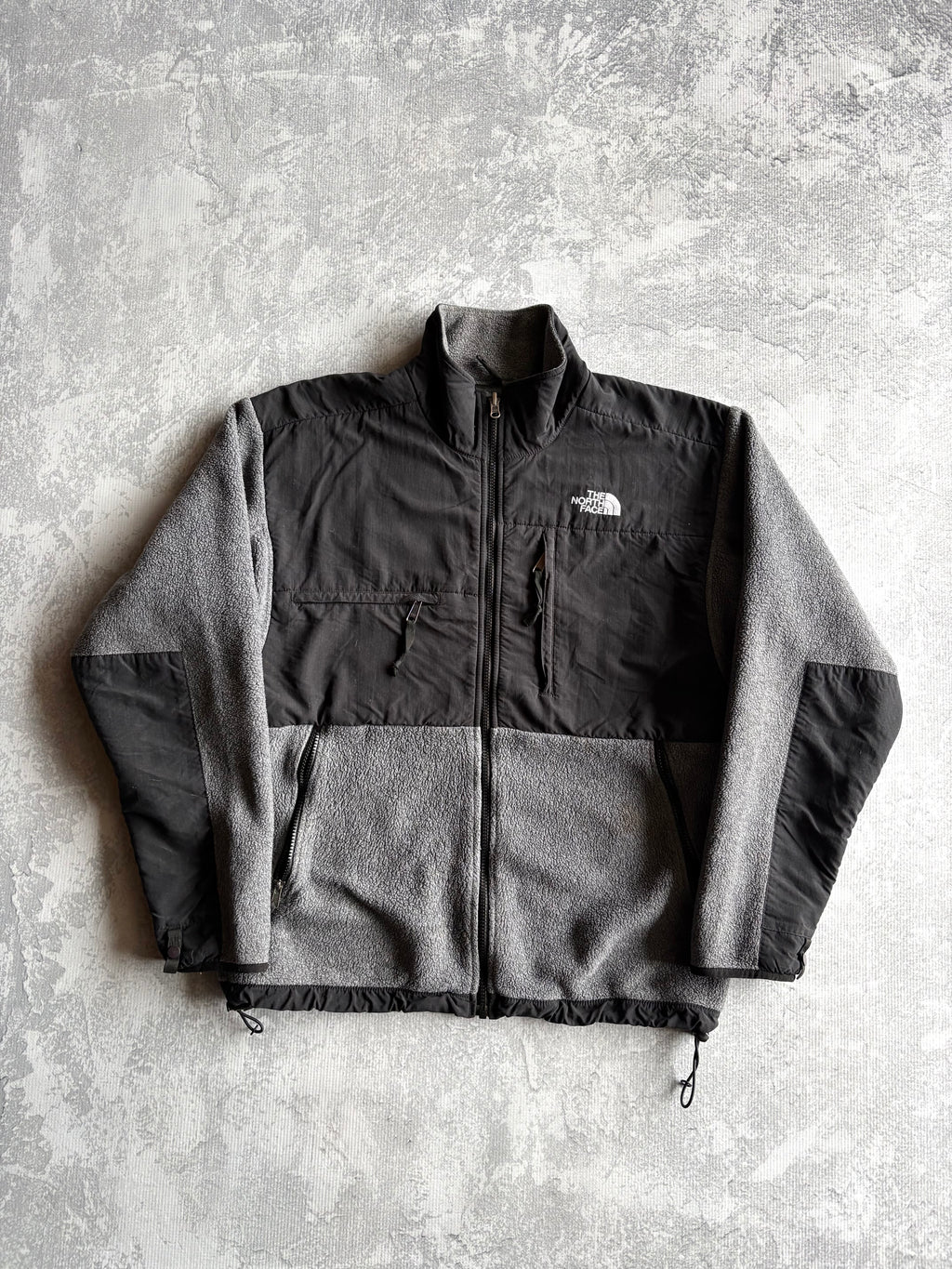 Vintage 90s The North Face Denali Grey Fleece Jacket - M