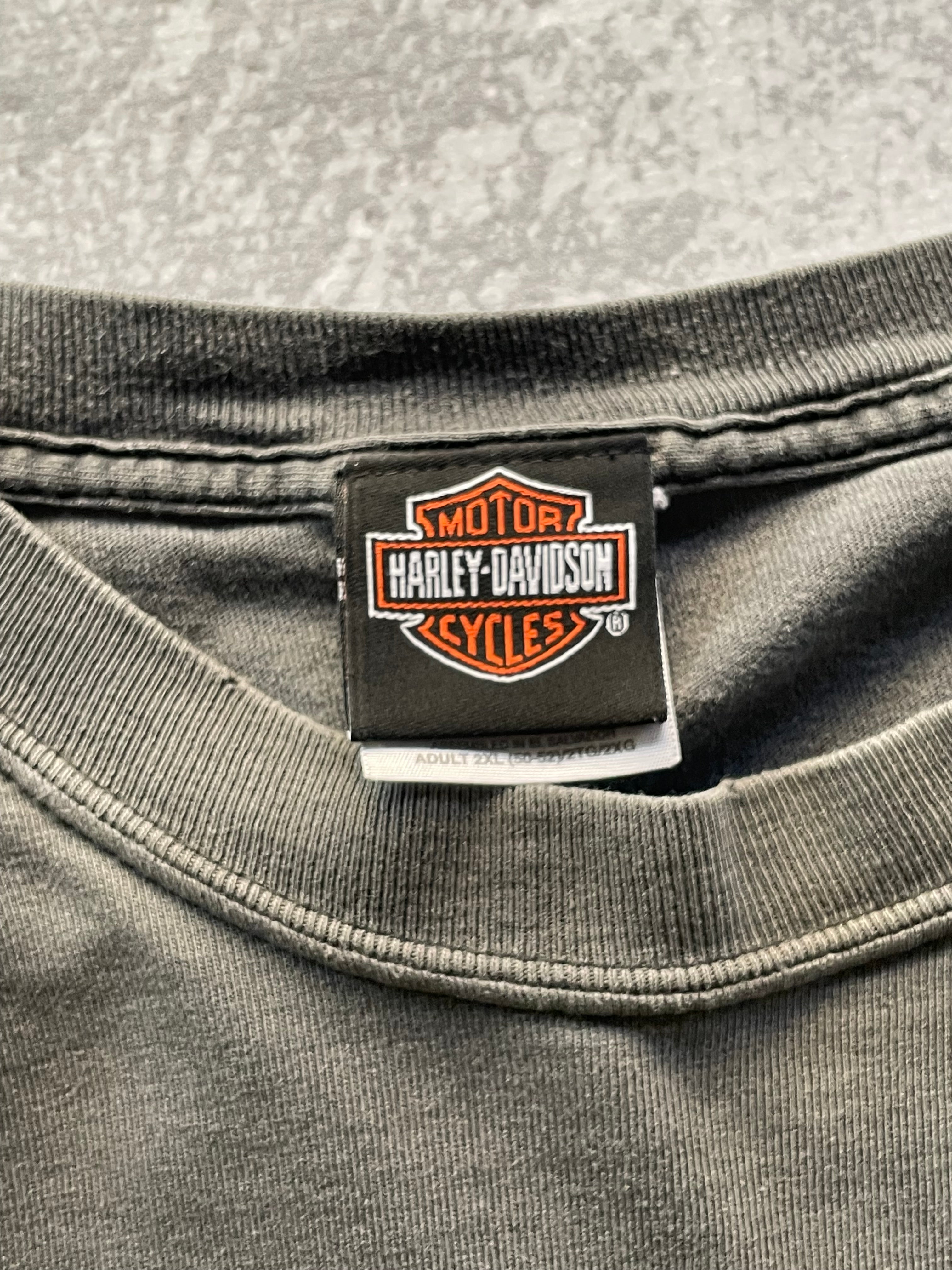 Vintage 90s Harley Davidson Chrome Sweet Chrome Long Sleeve Tee Shirt - 2XL