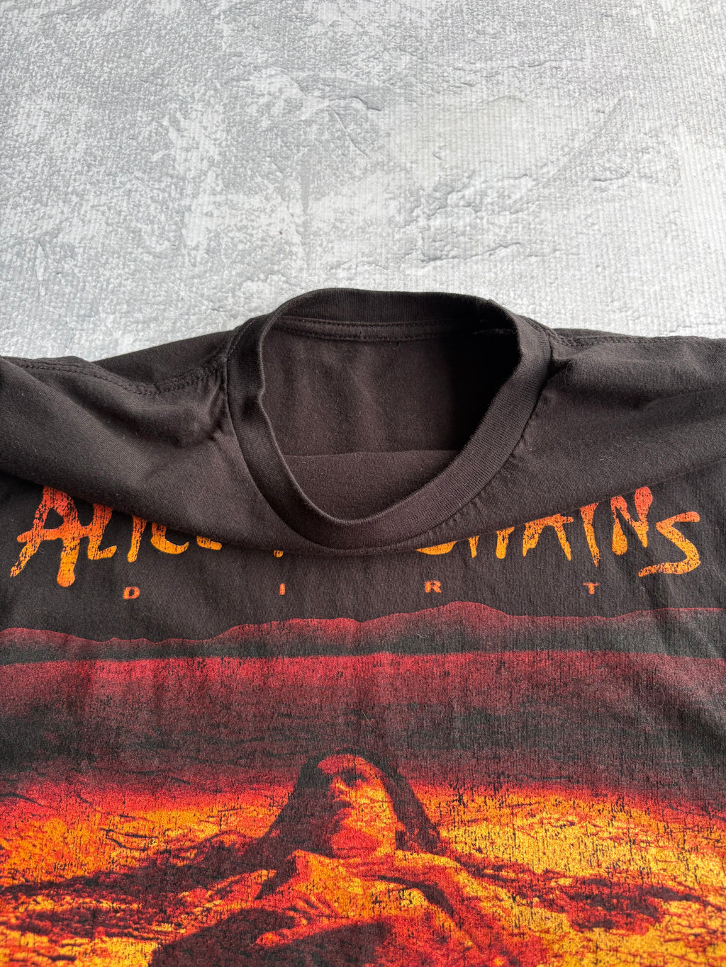 Alice In Chains Dirt Black Tee Black Tee Shirt - 2XL