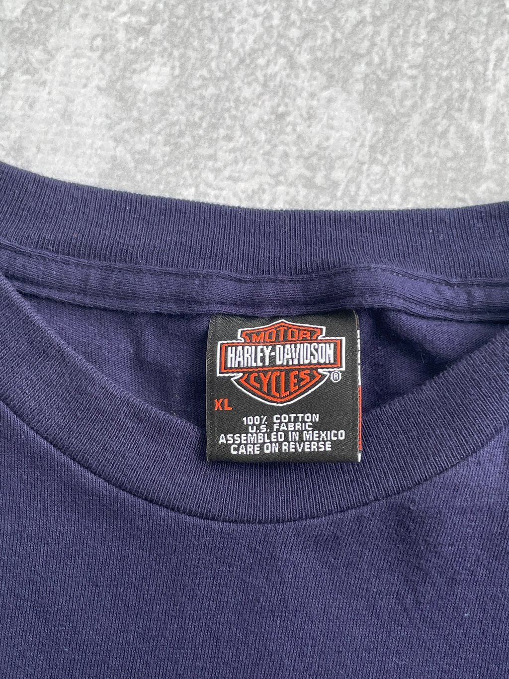 Vintage 2002 Harley Davidson Grunge Biker Tee Shirt - XL