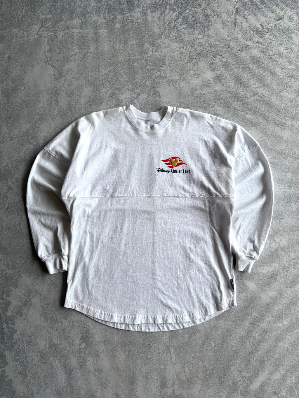 Disney Cruise Line White Longsleeve Spirit Jersey - S
