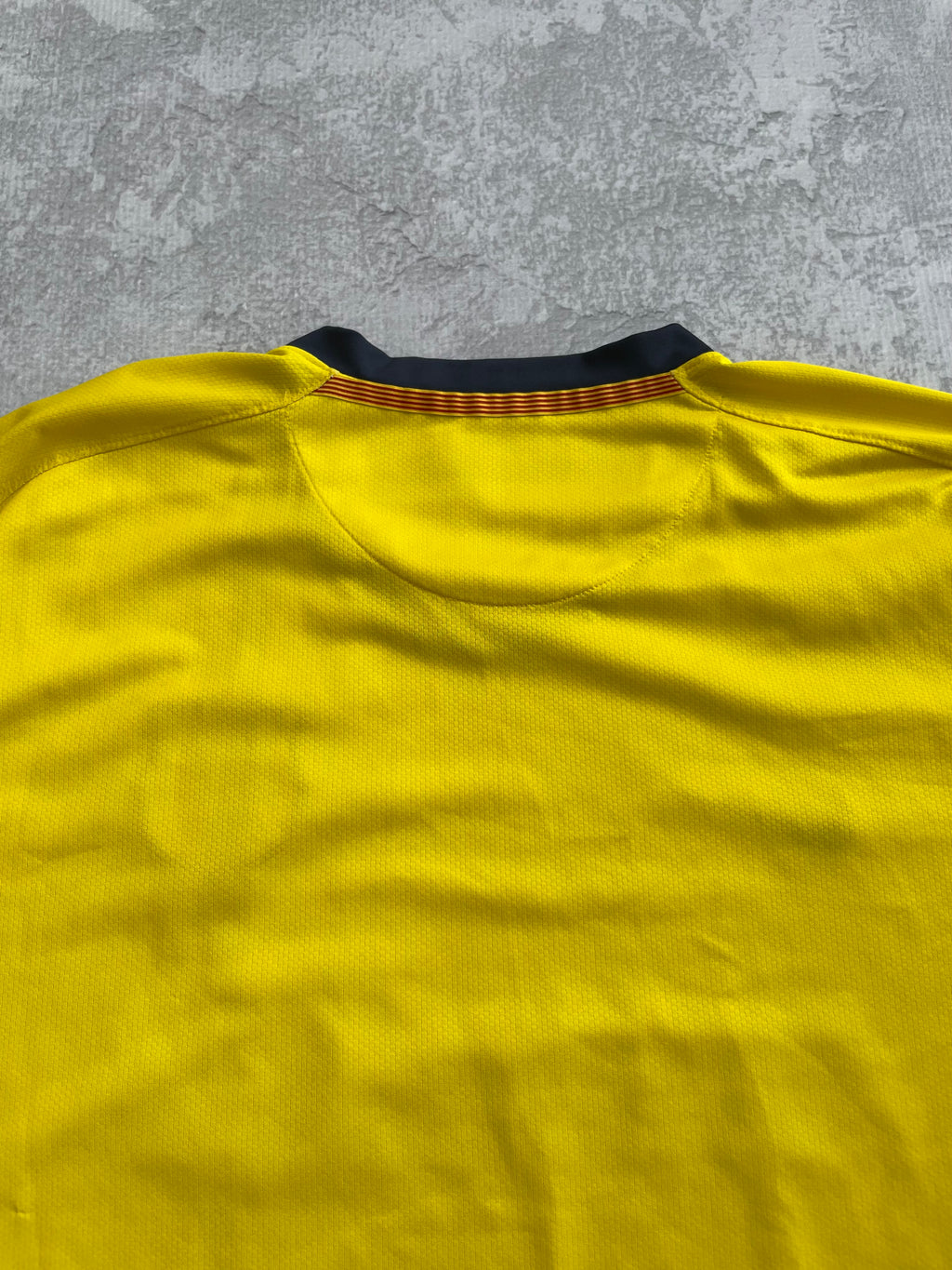 2008/2009 Barcelona Away Official Yellow Jersey - XL