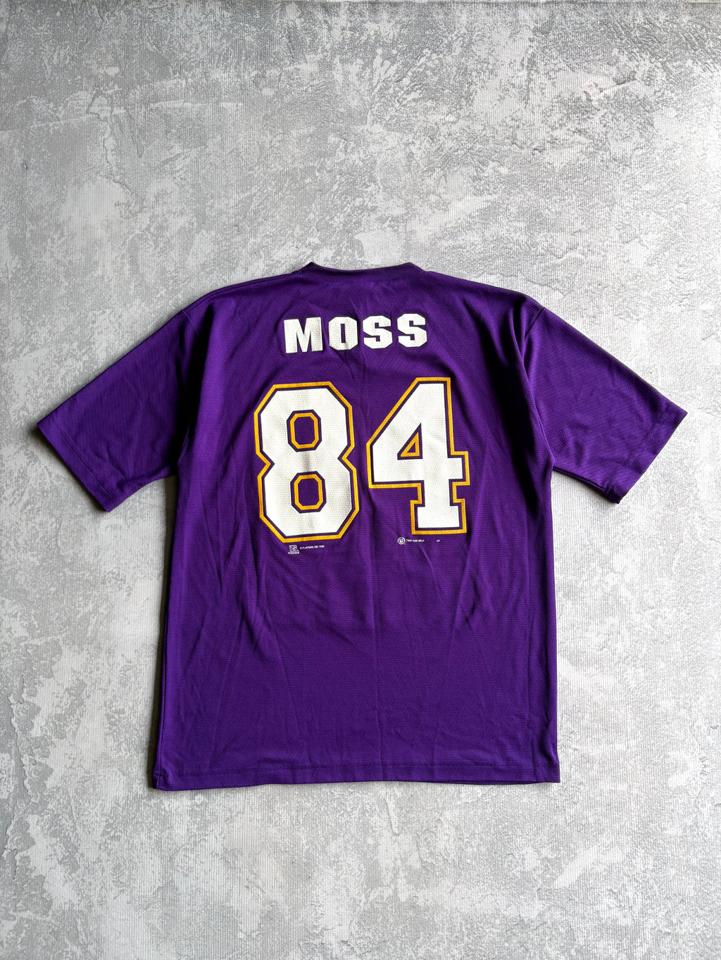 Vintage 90s Minnesota Vikings Randy Moss Jersey Tee Shirt - L