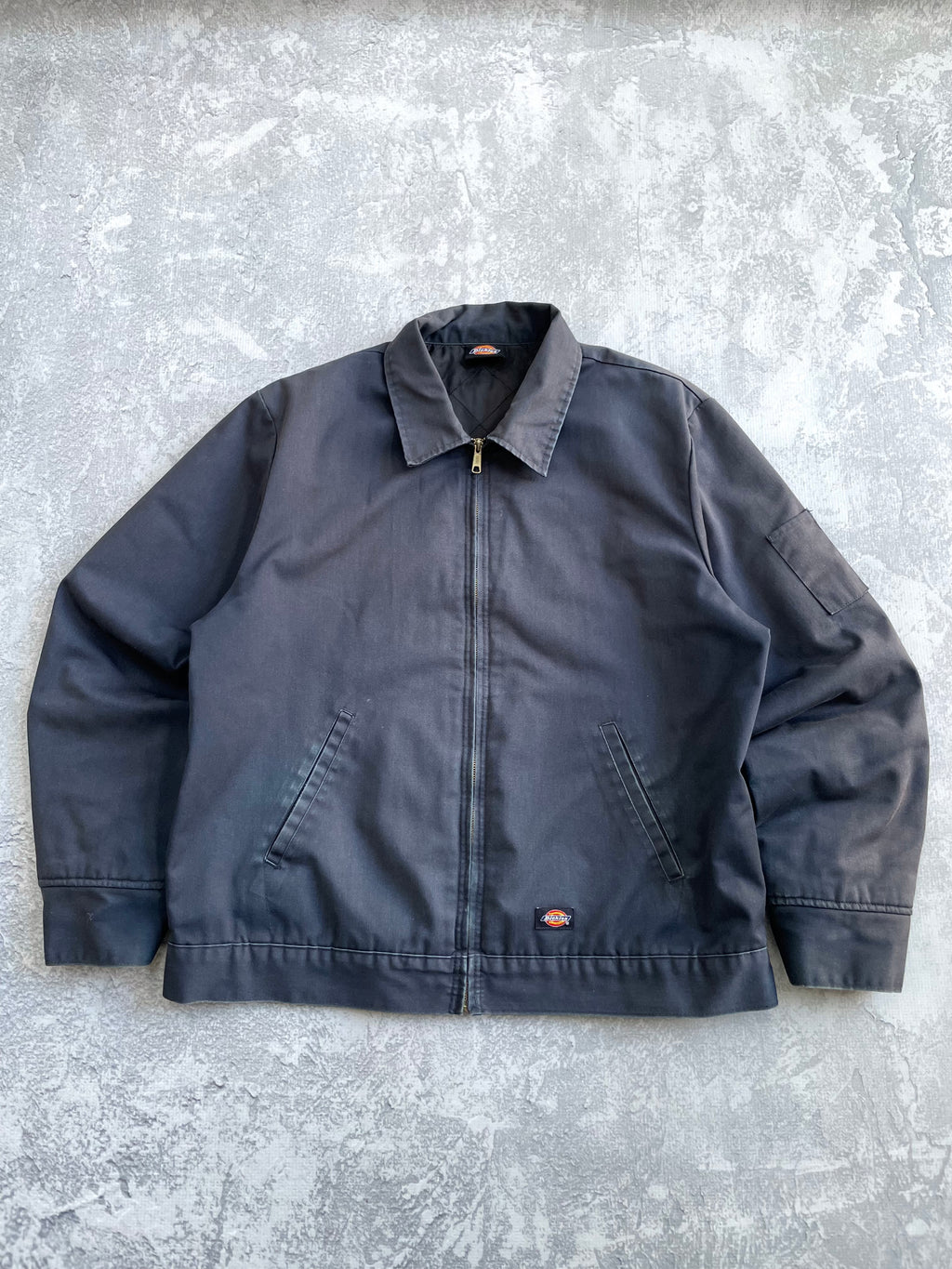 Vintage Dickies Faded Navy Canvas Worker Jacket - XLT