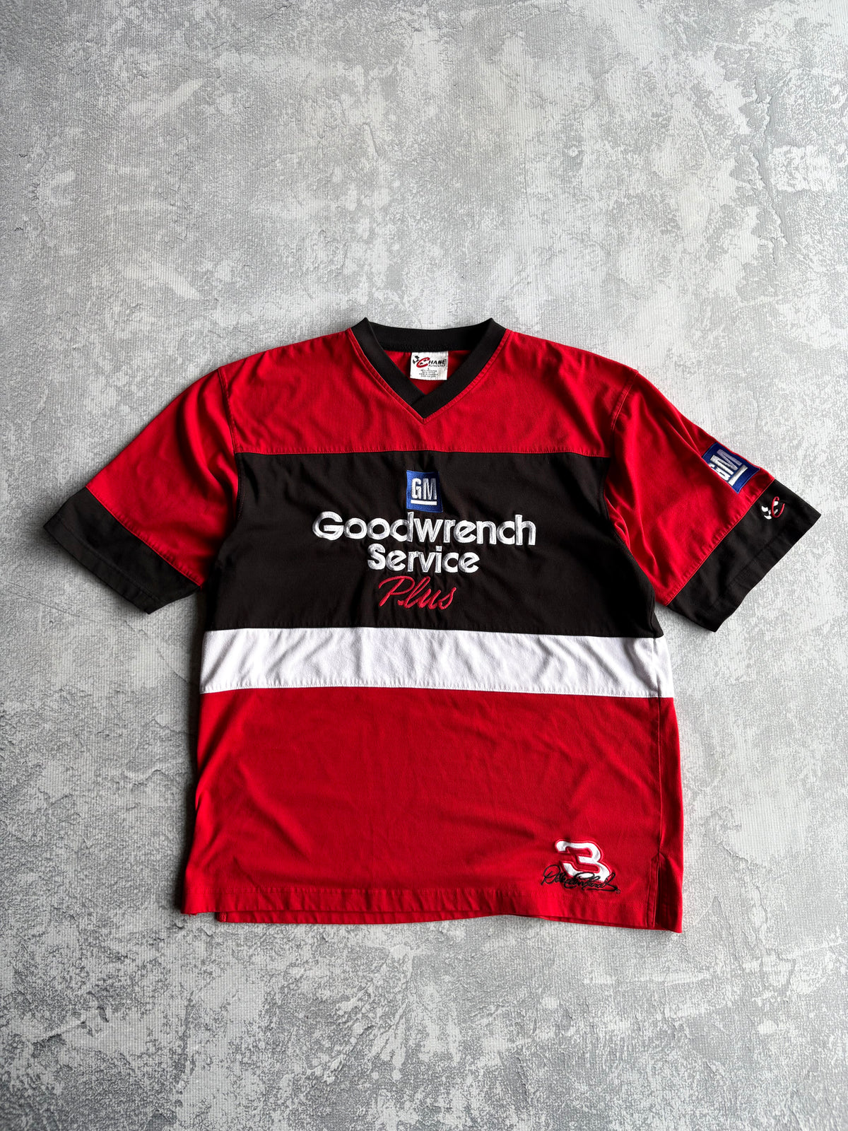 Vintage 90’s Dale Earnhardt GM Goodwrench Service Plus Racing Jersey Tee Shirt - L