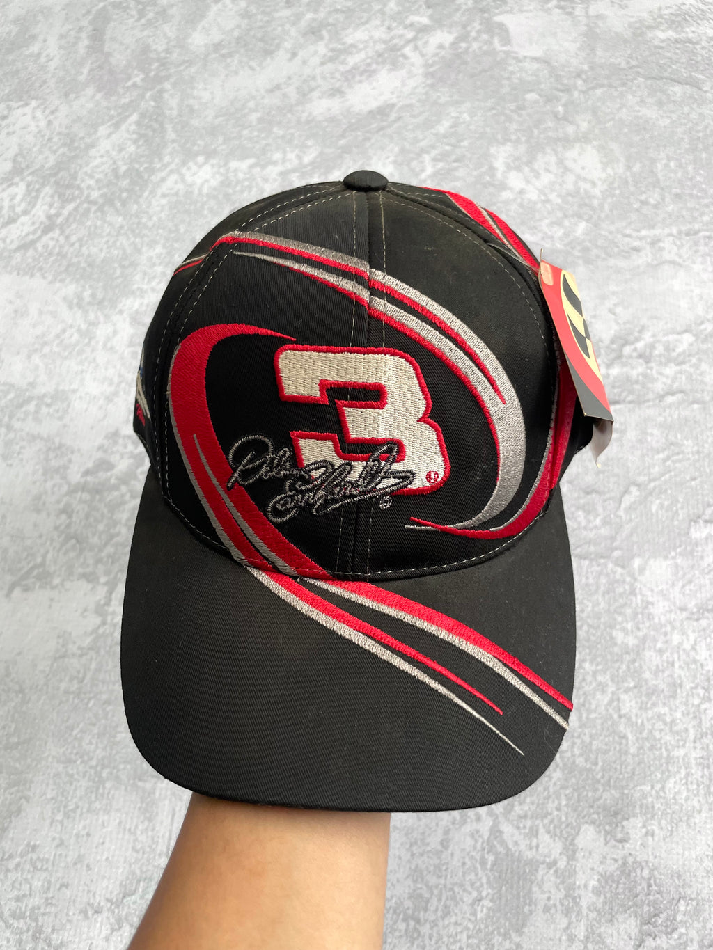 Vintage 90s Dale Earnhardt NASCAR Strapback Hat