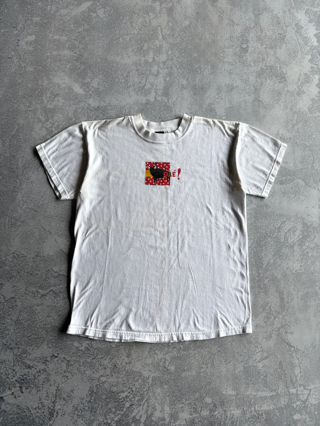 Vintage 2000s Spain Museum Ole! White Tee Shirt - M