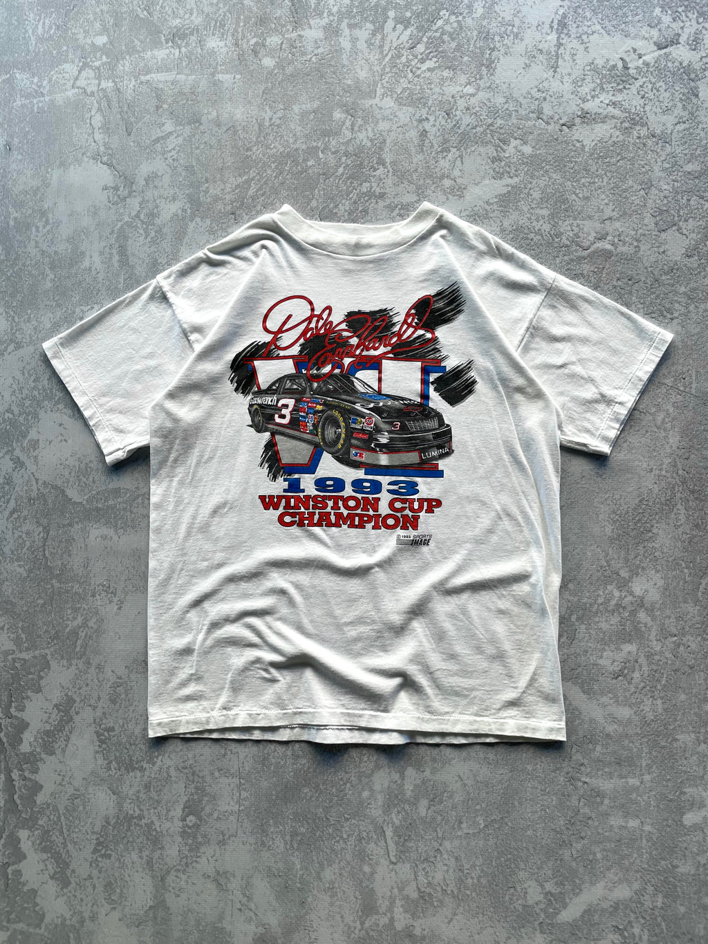 Vintage 1993 Dale Earnhardt Winston Cup Champion Tee Shirt - L