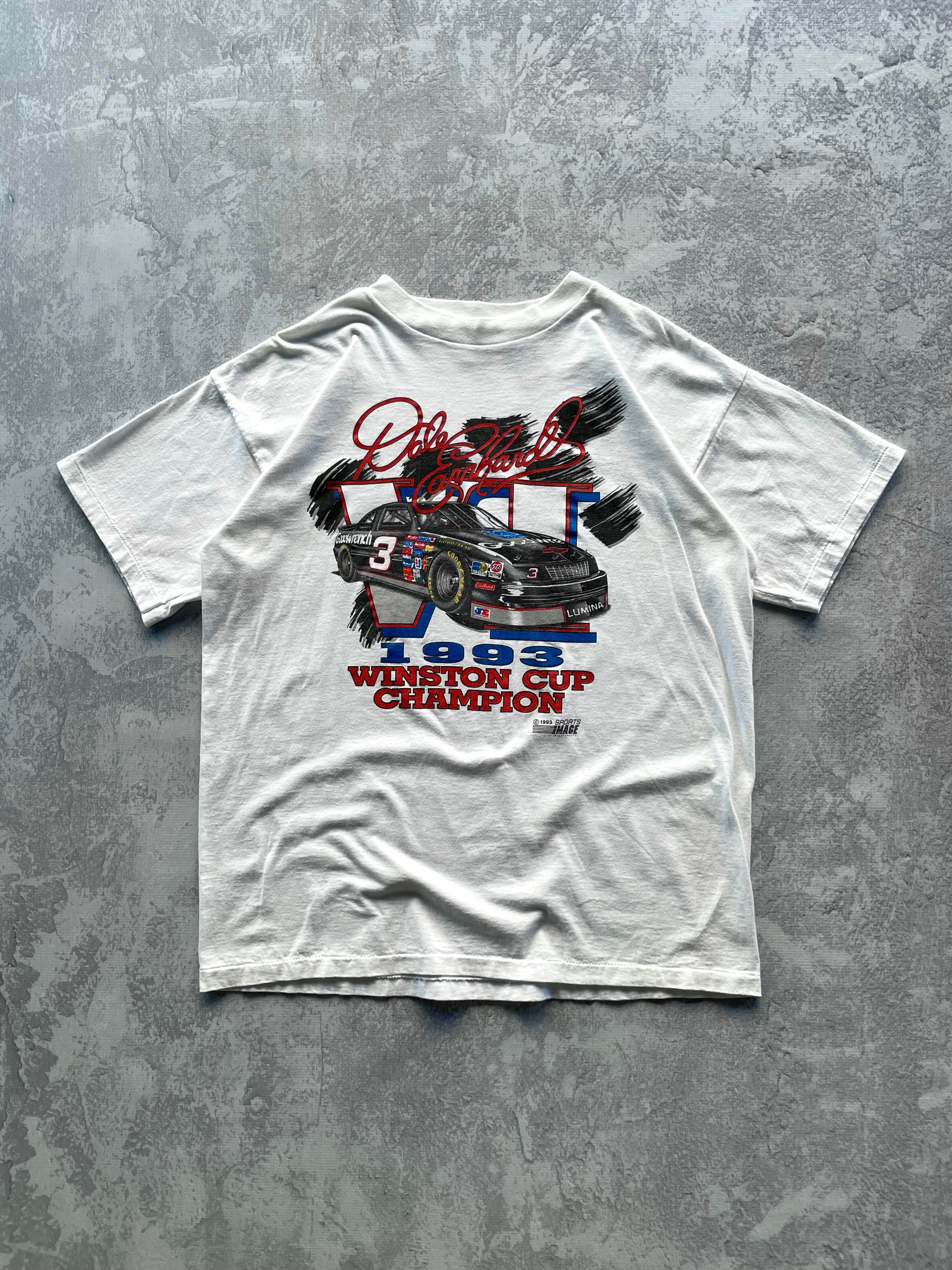 Vintage 1993 Dale Earnhardt Winston Cup Champion Tee Shirt - L