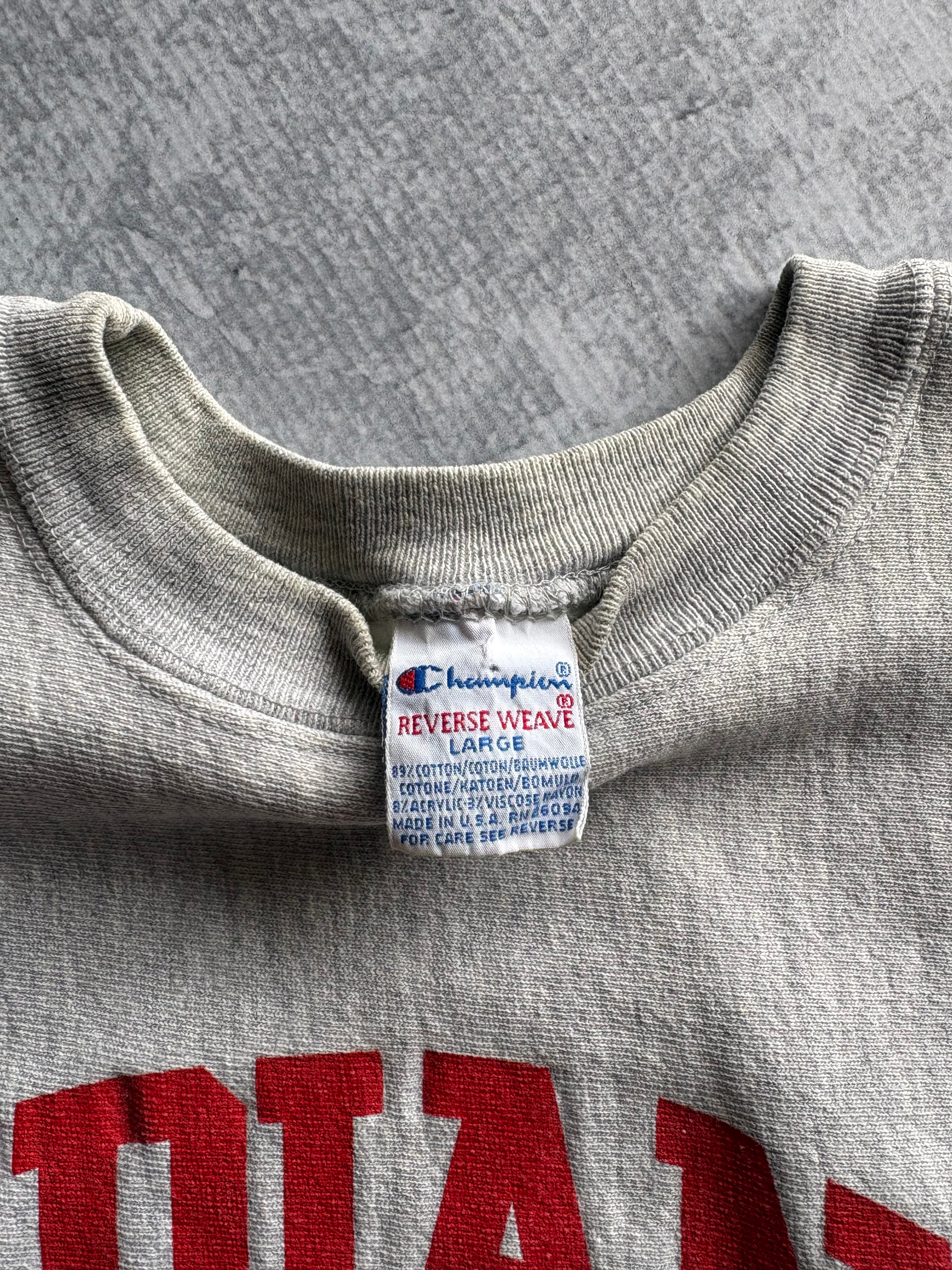 Vintage 90s Indiana University  Champion Reverse Weave Sweatshirt - L