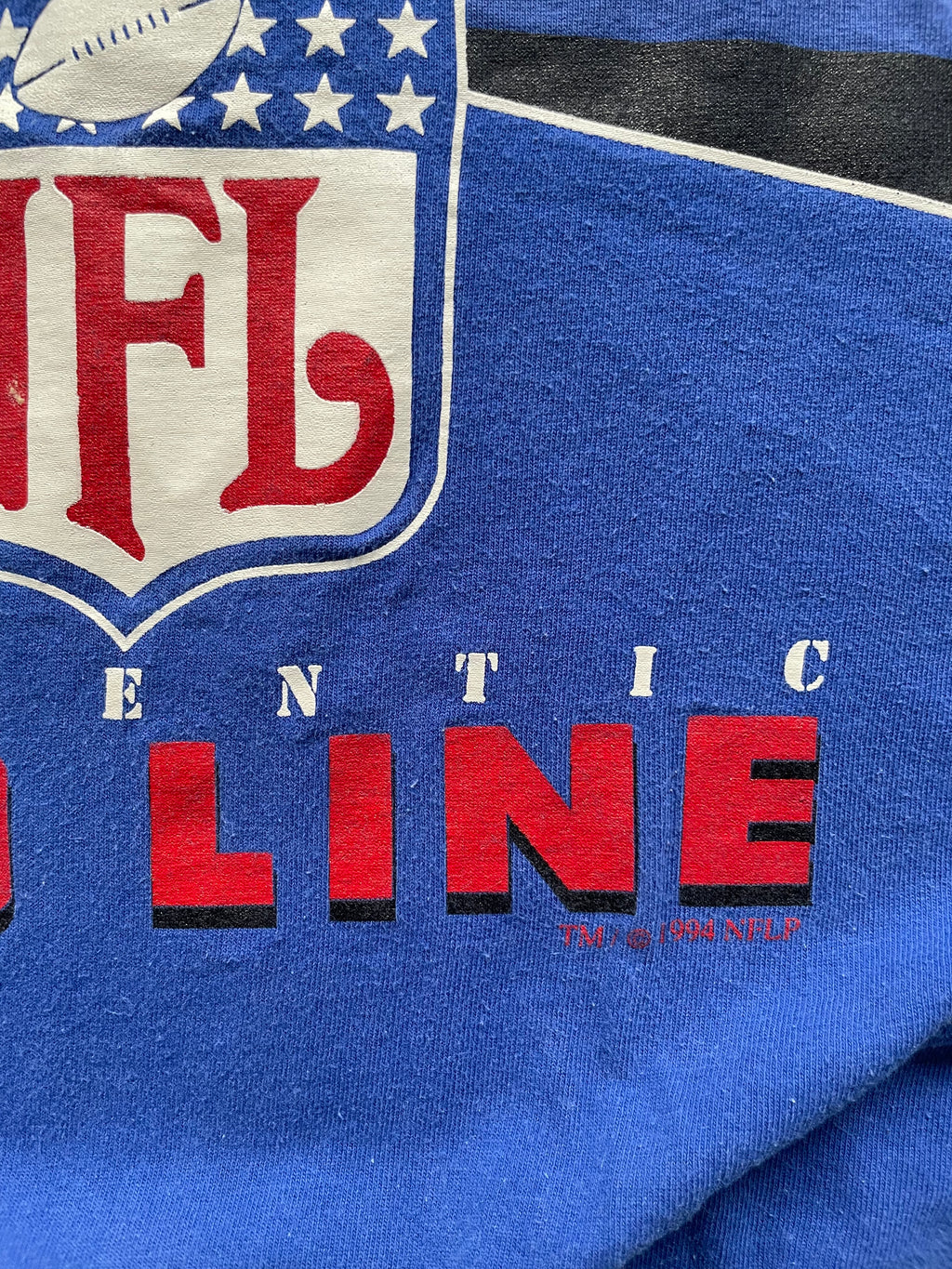 Vintage 1994 New York Giants Russell Athletic Spellout Tee Shirt - L