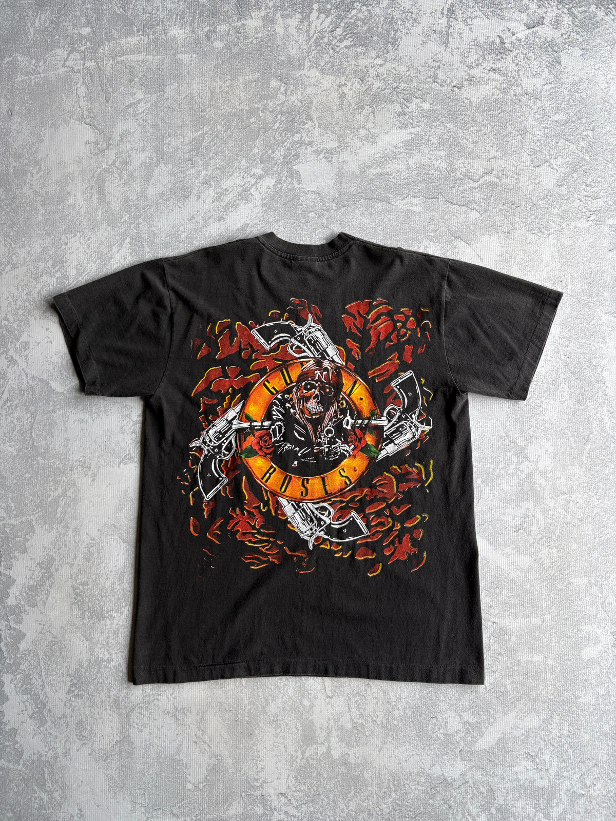 Vintage Guns N Roses Modern Reprint Tee Shirt - L