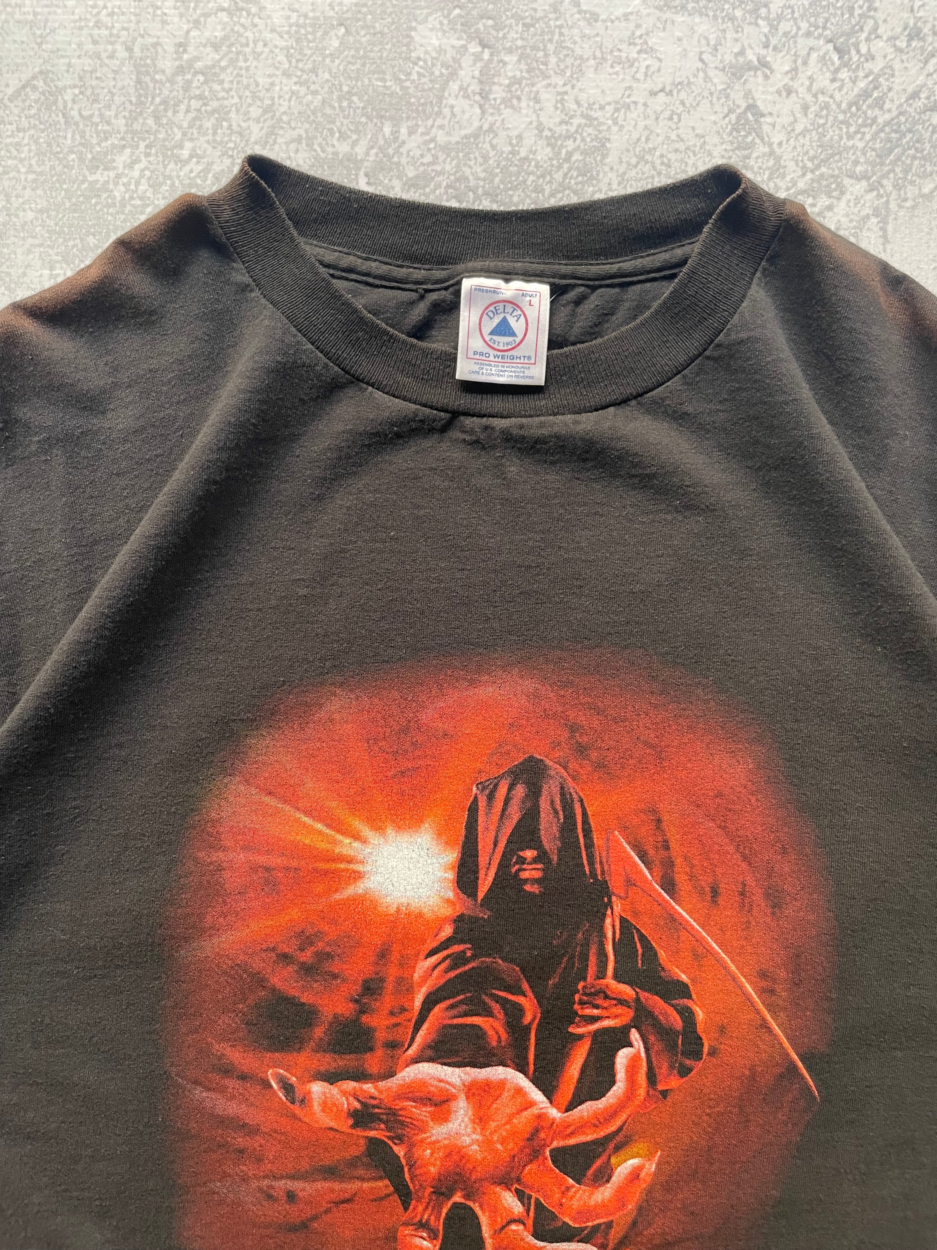 Vintage 90s 1997 Rare Children of Bodom Something Wild Album Tee - L