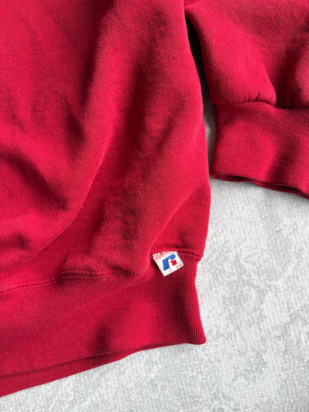 Vintage 90s Russell Athletic Red Blank Crewneck - LT