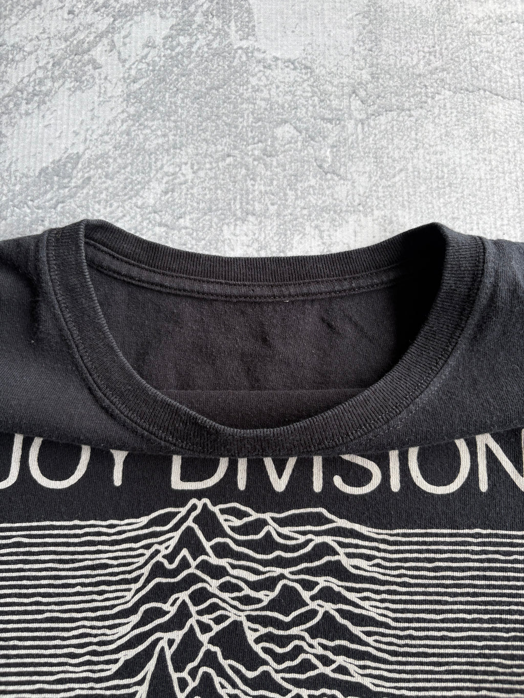 Joy Division Unknown Pleasures Black Tee Shirt - 2XL