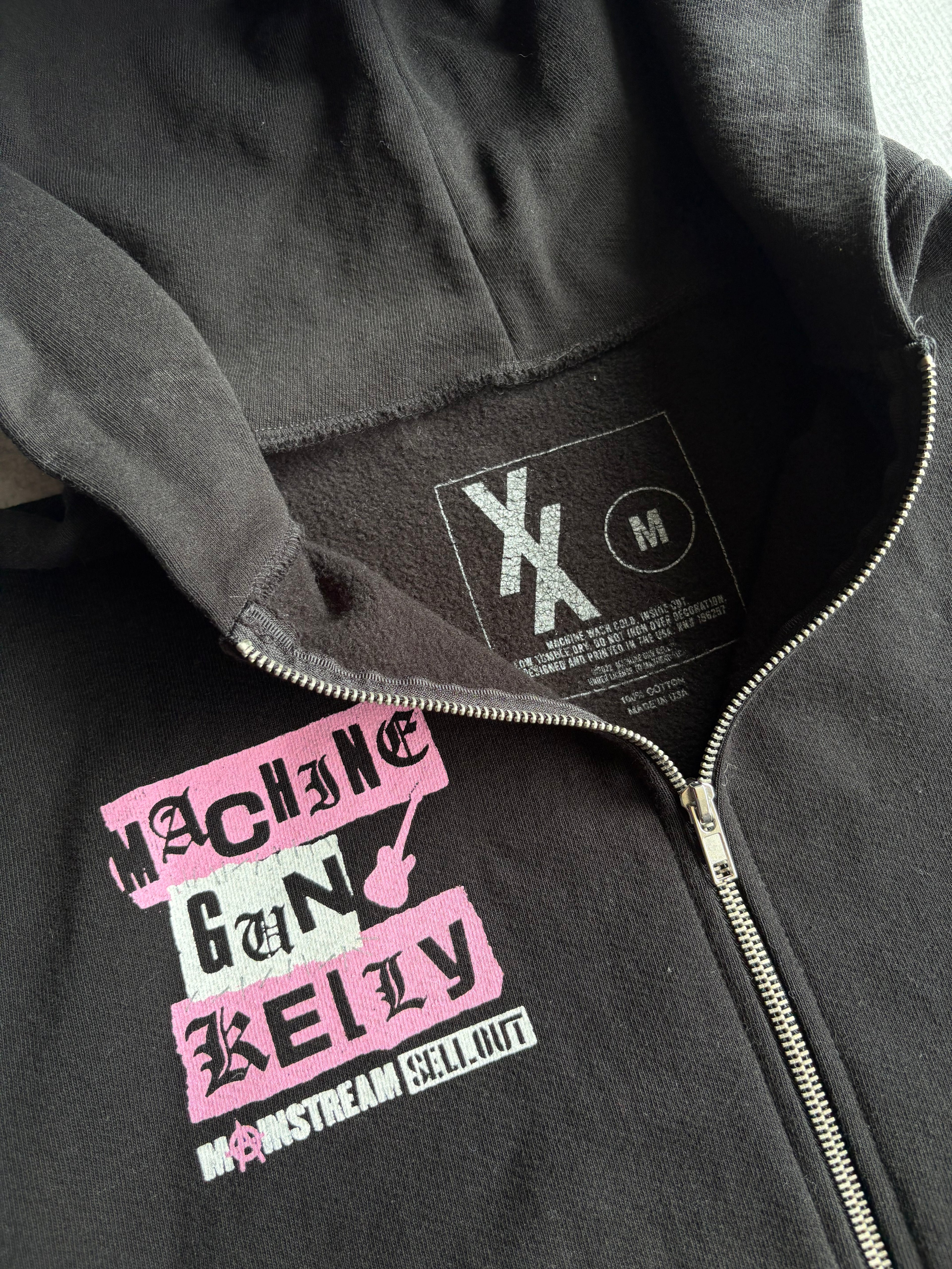 2022 Machine Gun Kelly MGK Mainstream Sellout Tour Zip Up Hoodie - M