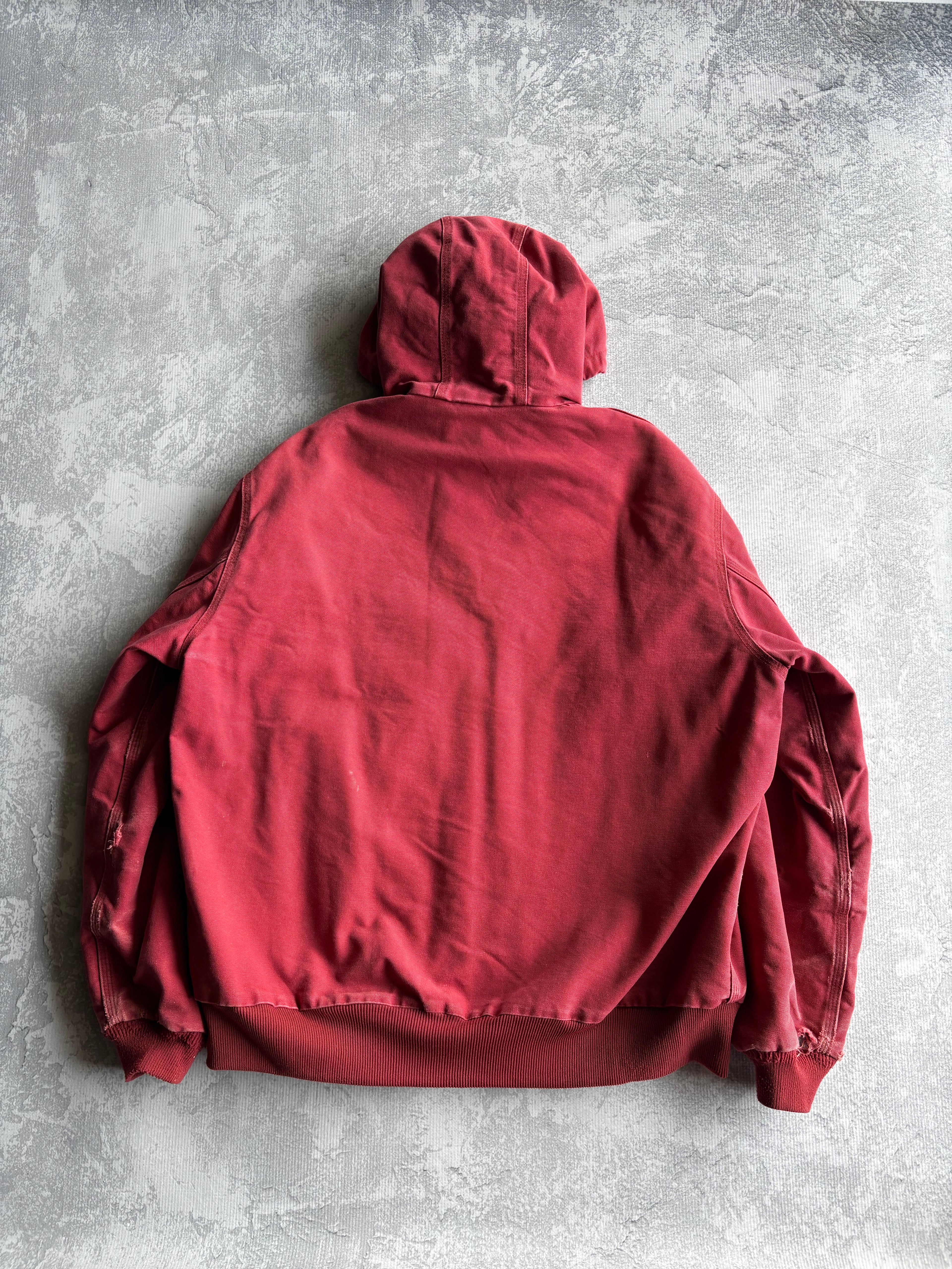 Vintage Carhartt J158 DKR Pink Worker Lined Jacket - L
