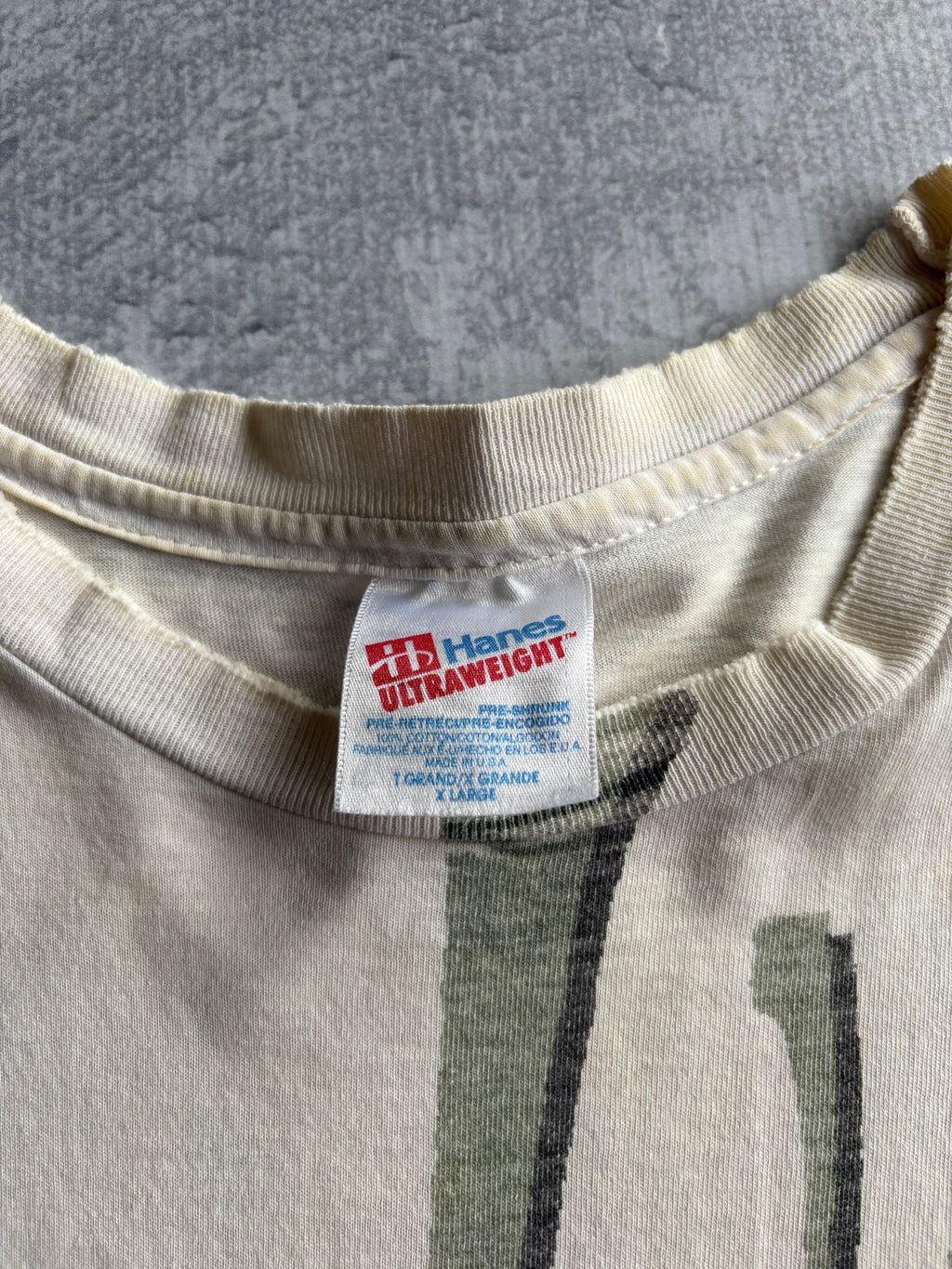 Vintage 1994 Jimmy Hendrix AOP White Tee Shirt - XL