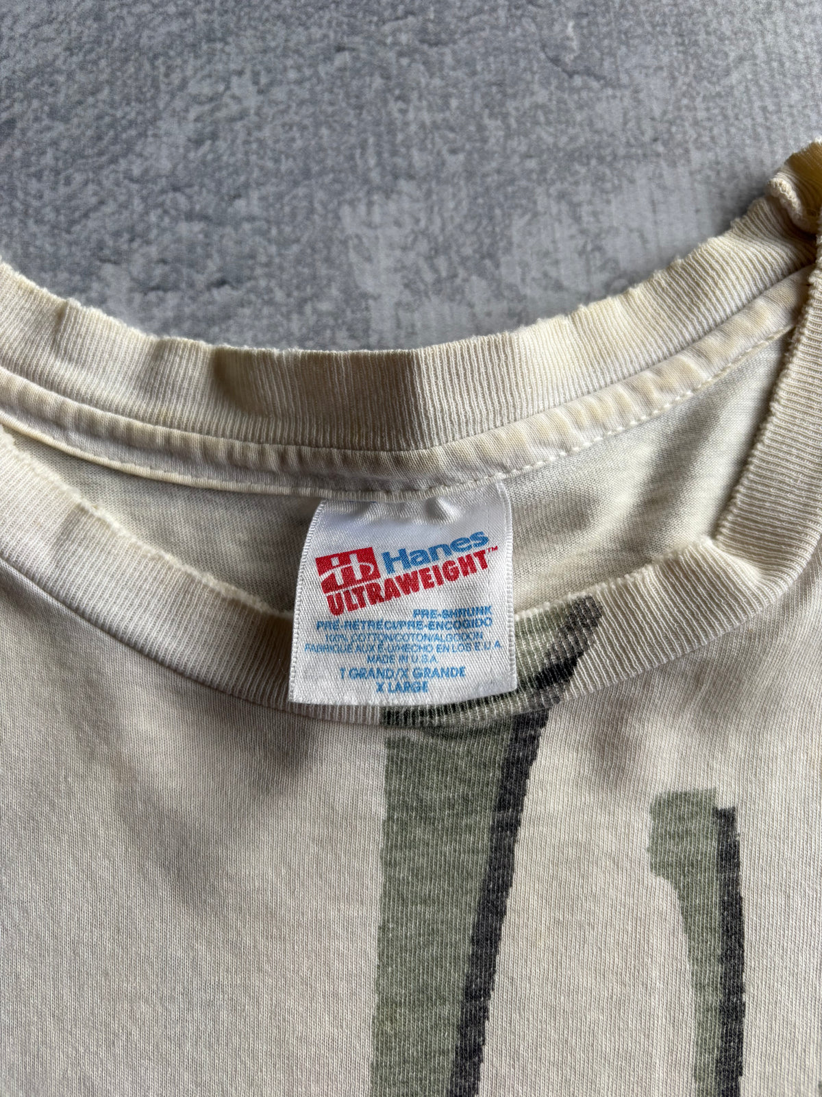 Vintage 1994 Jimmy Hendrix AOP White Tee Shirt - XL