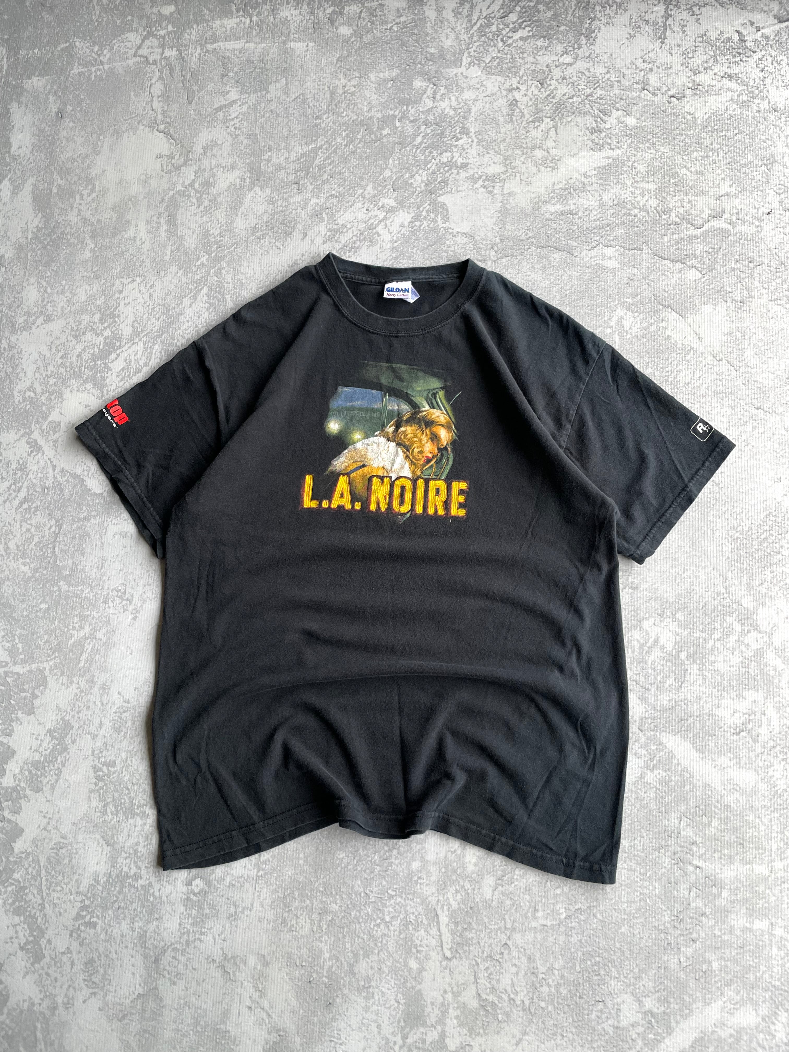 Vintage 2000s LA Noire Rockstar Video Game Promo Tee Shirt - L