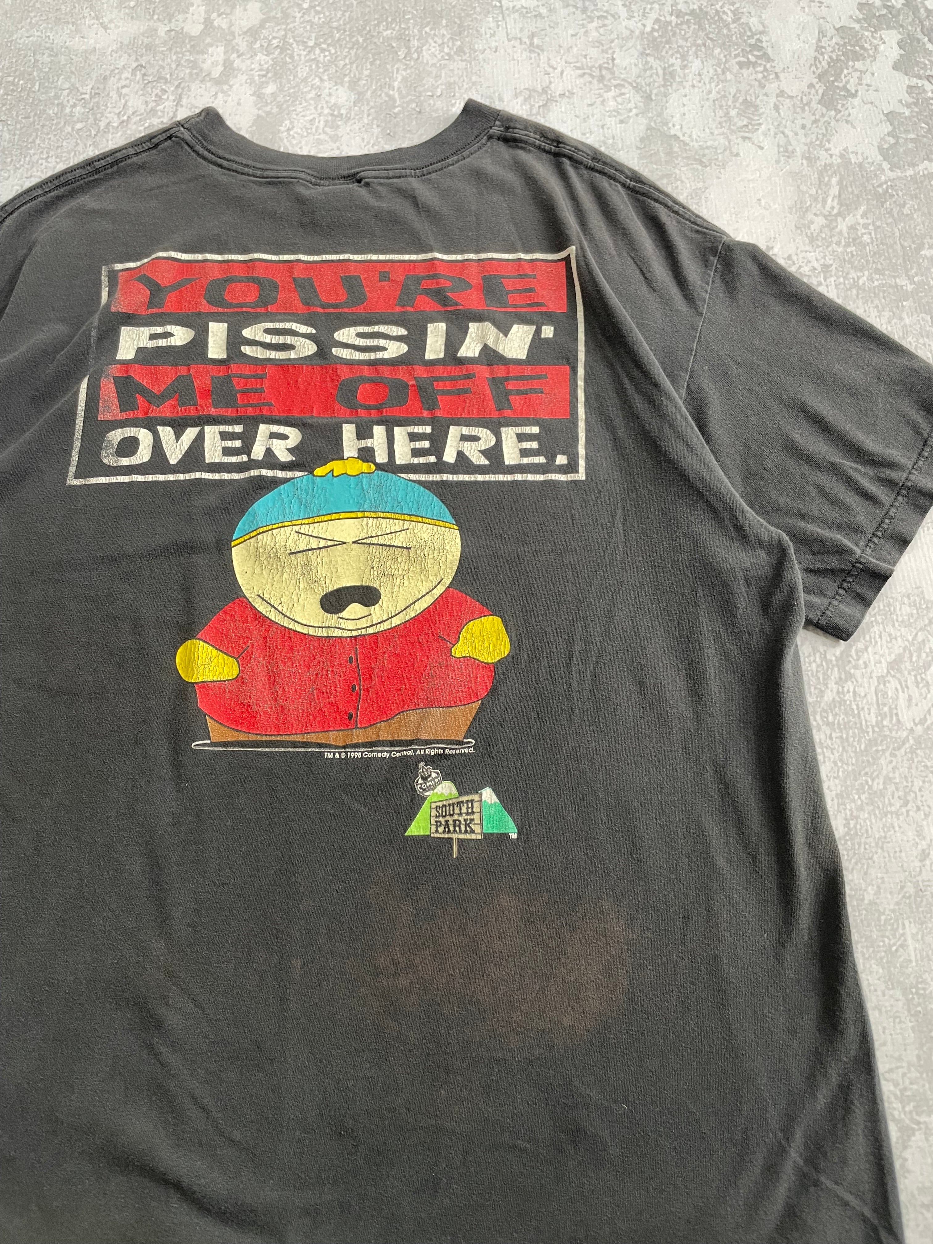 Vintage 1998 South Park Comedy Central Funny Tee Shirt - XL