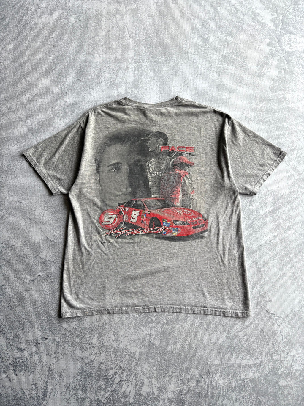 Vintage 2005 Chase Authentics Kasey Kahne Face the Future Tee Shirt - L