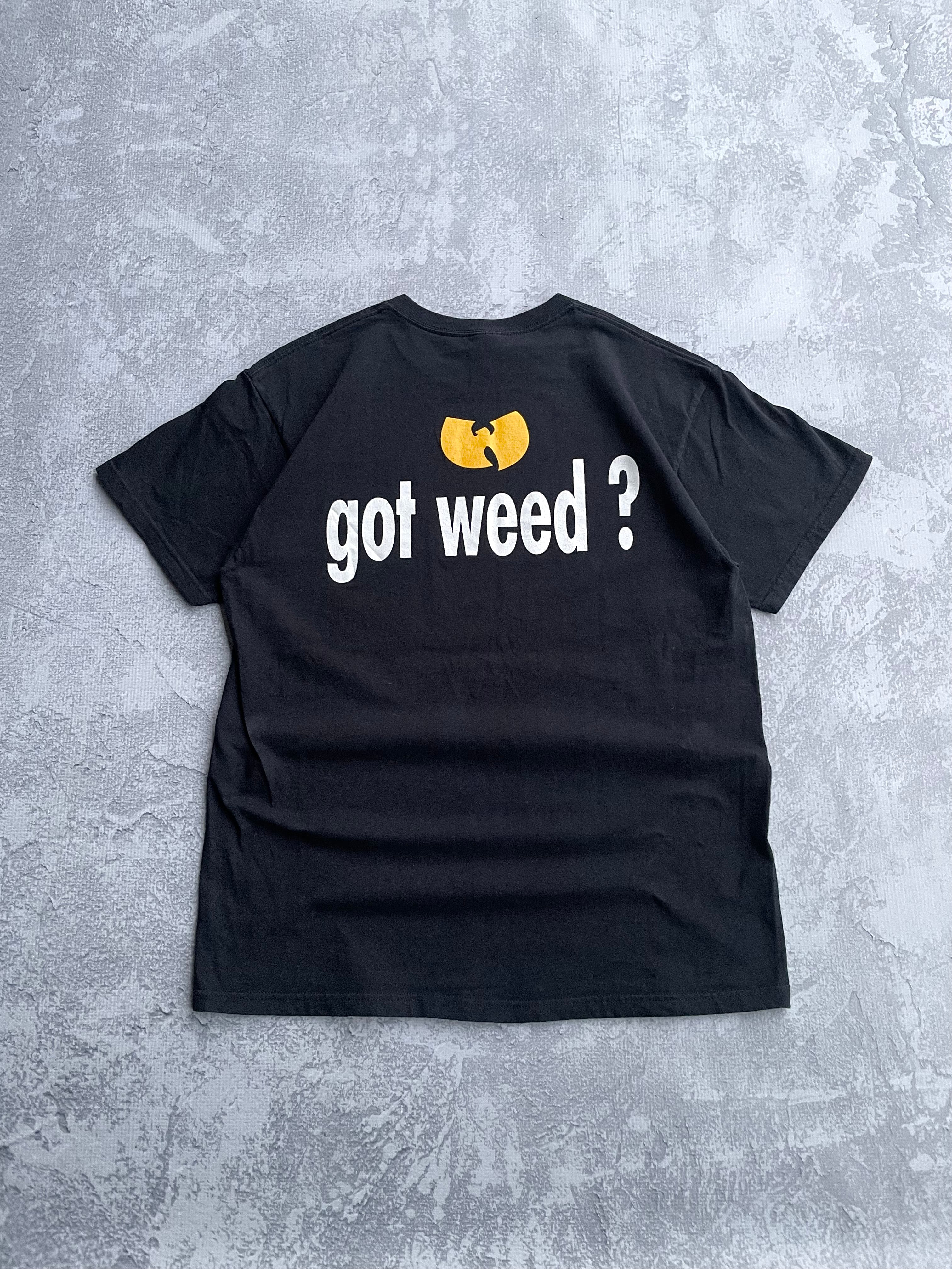 Vintage 2000 Wu Tang Clan Got Blunt Weed Hip Hop Rap Tee Shirt - L