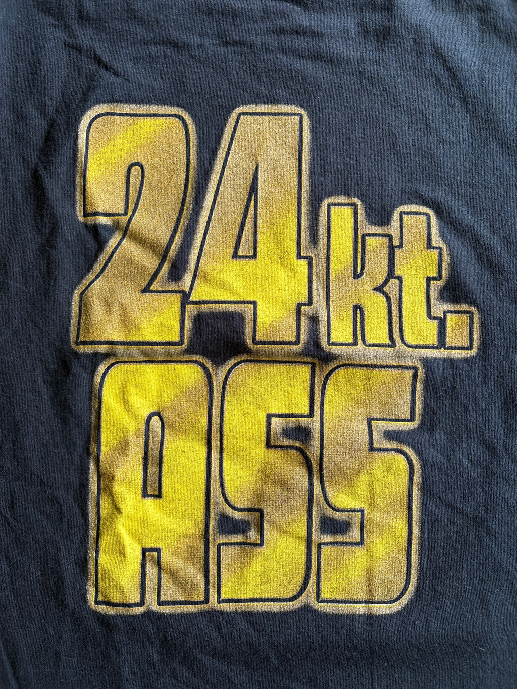 Vintage 1999 24 KT. ASS Billy Kidman WWF Wrestling Black Tee Shirt - XL