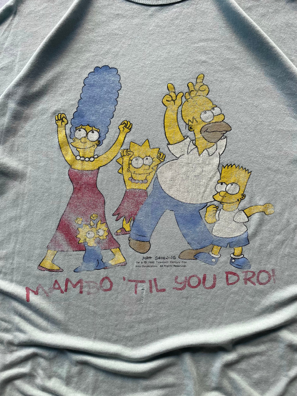 Vintage 1990 The Simpsons Mambo Long Tee Shirt
- XXL