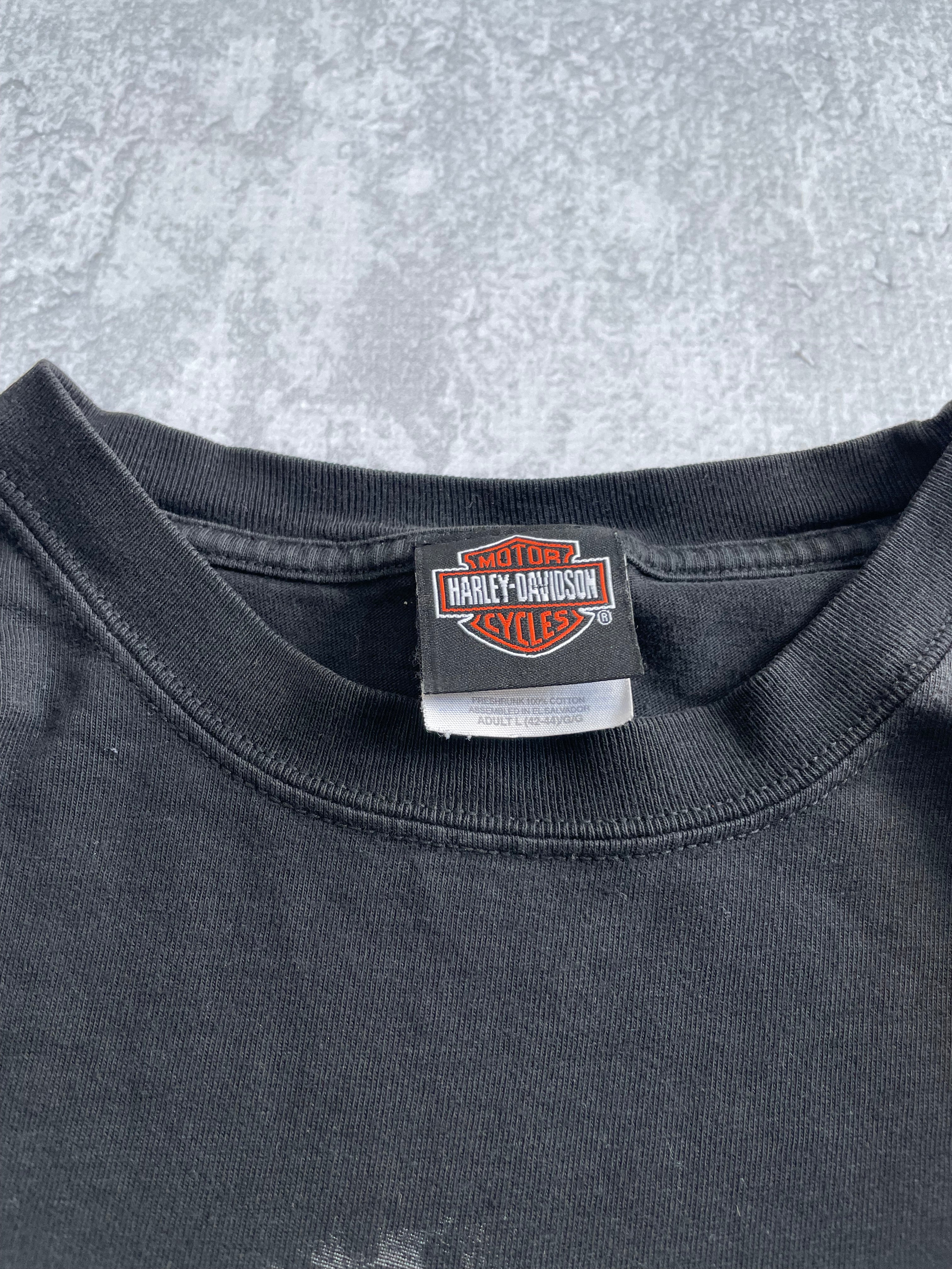 Vintage 90s Harley Davidson Chrome Sweet Chrome Long Sleeve Tee Shirt - L