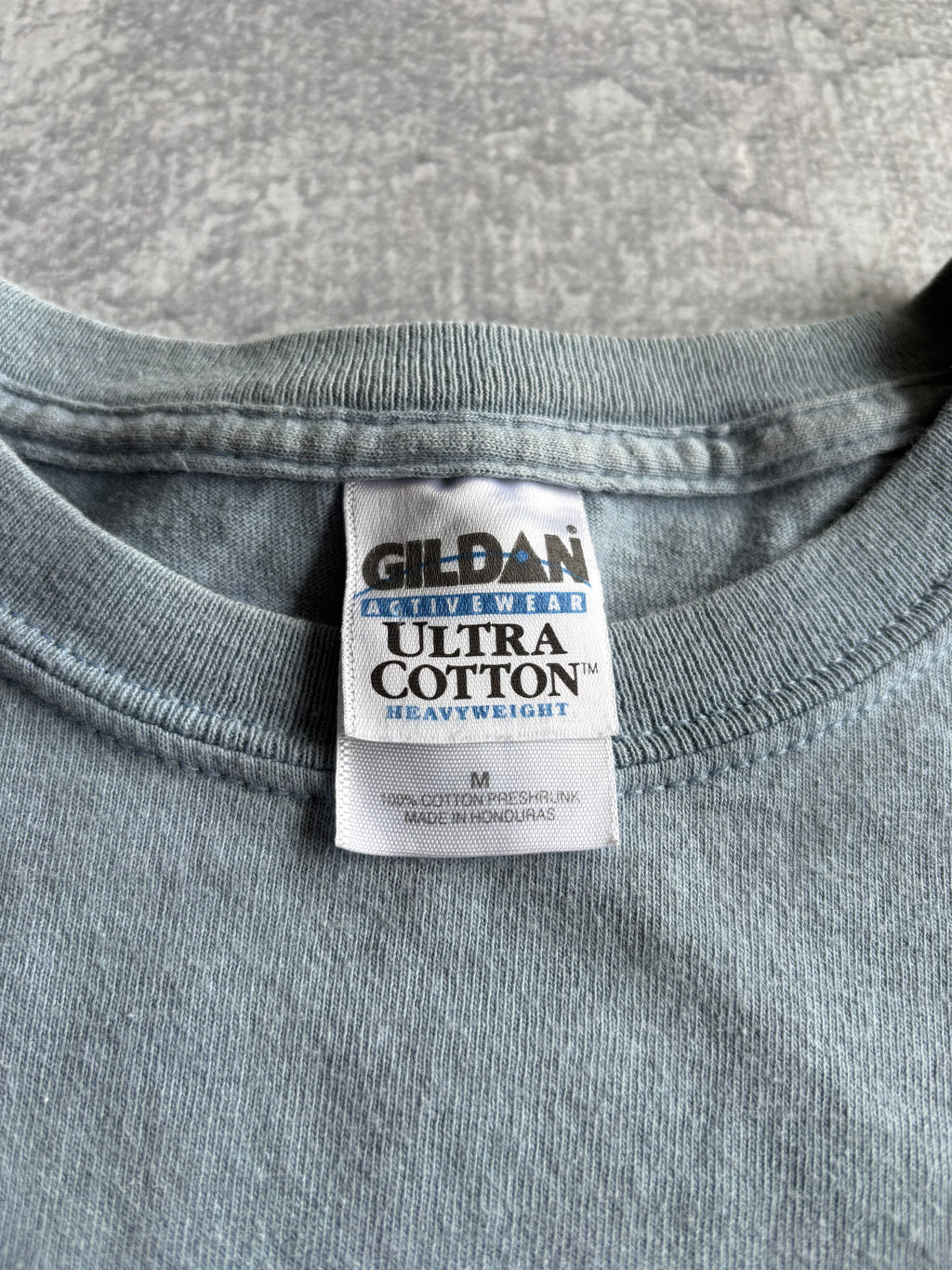 Vintage 2000s Amsterdam Spellout Freaky Blue Tee Shirt -