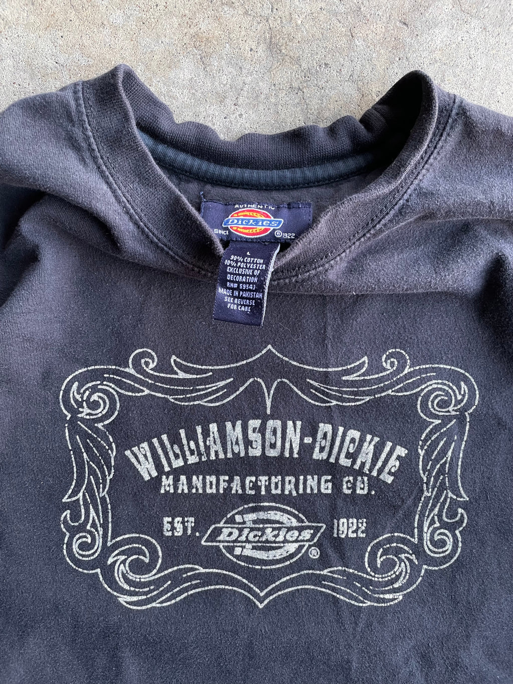 Vintage Dickies Thermal Longsleeve Shirt - L