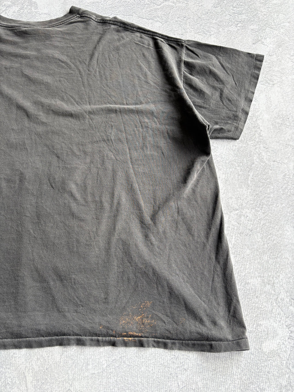 Vintage 90s Disney Designs Mickey Mouse Big Print Faded Black Tee Shirt - 2XL