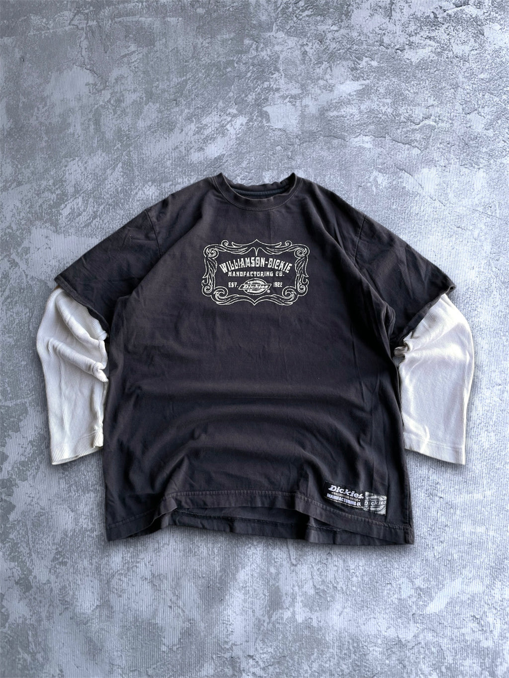 Vintage Dickies Thermal Longsleeve Shirt - L