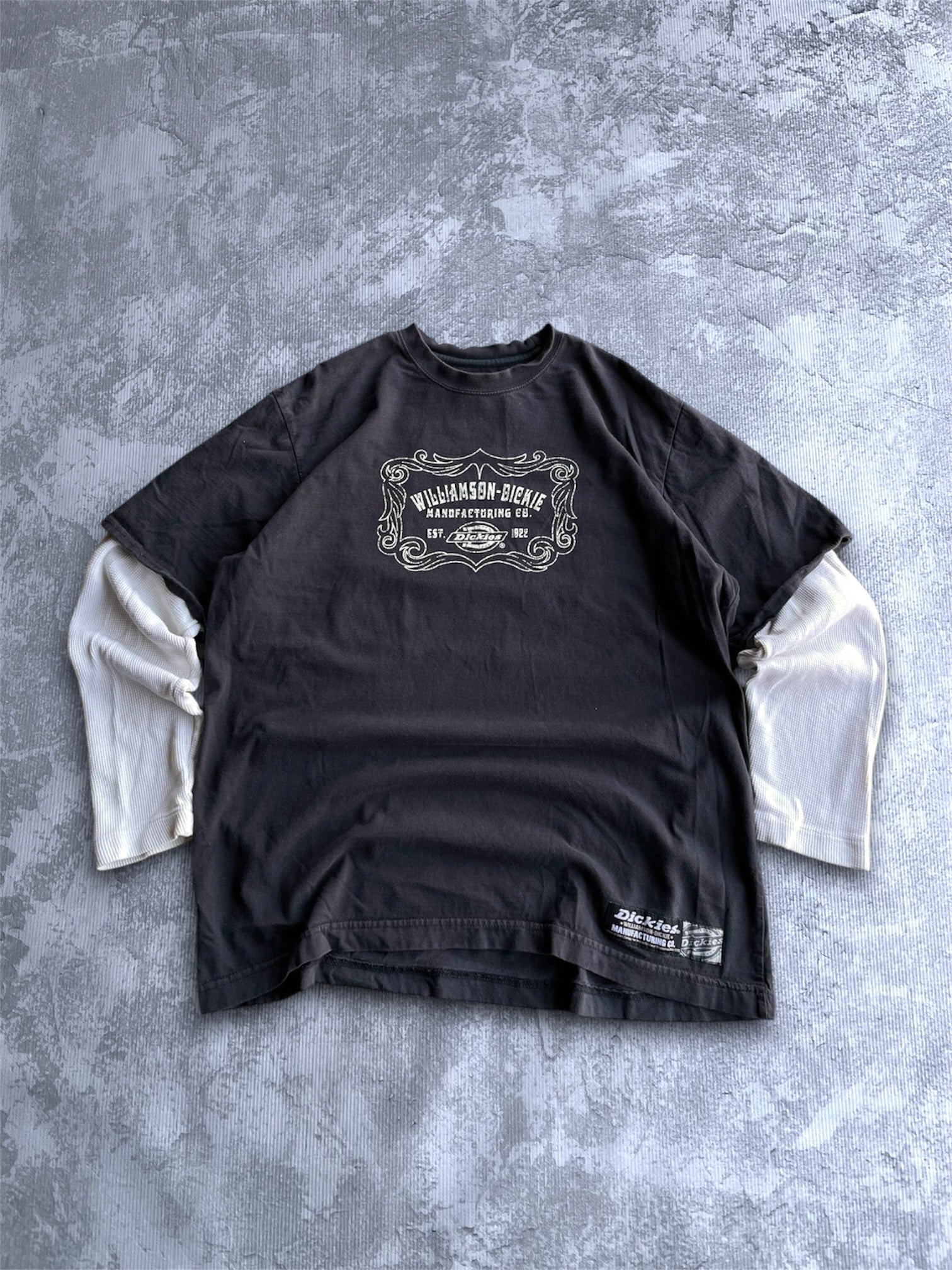 Vintage Dickies Thermal Longsleeve Shirt - L